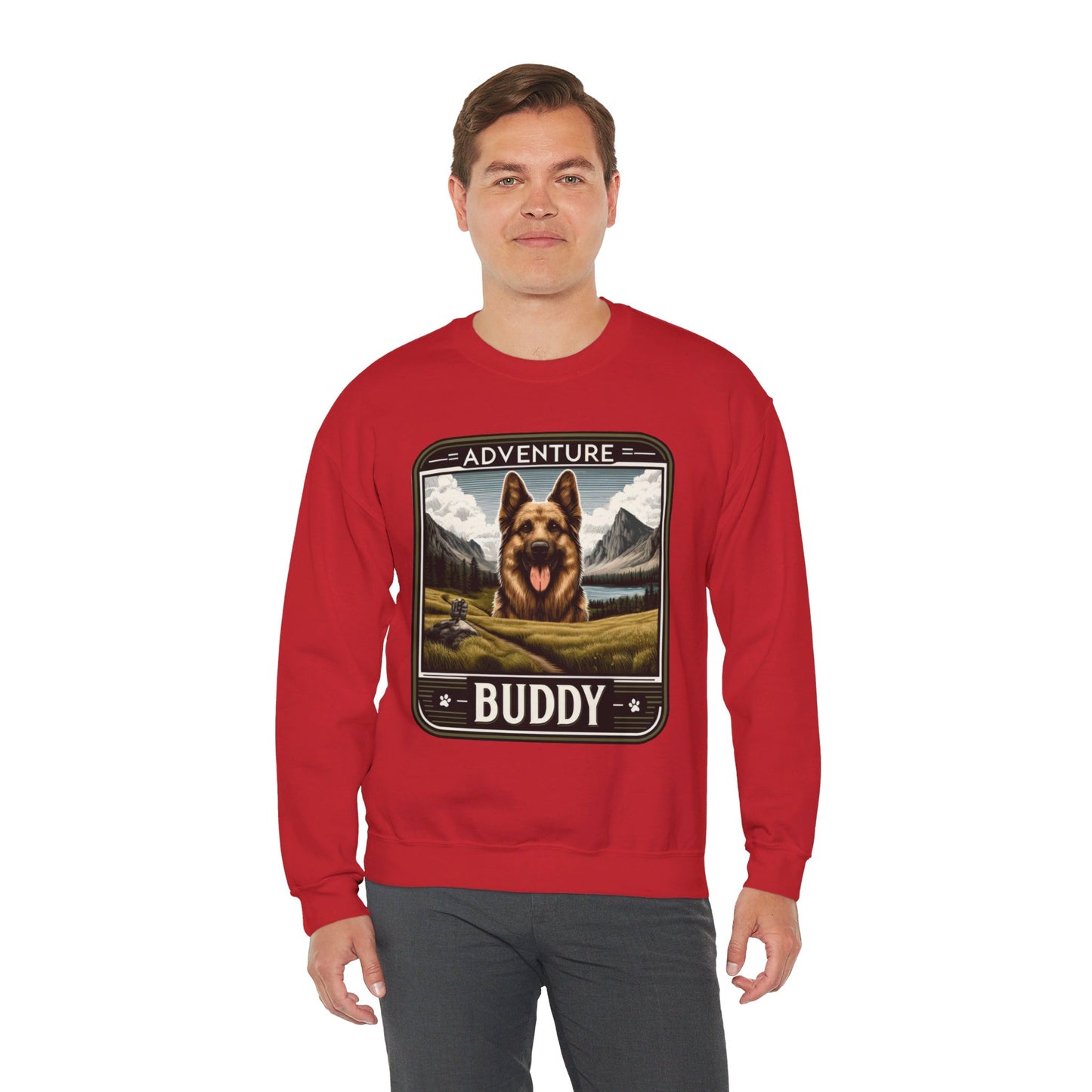 Adventure Buddy Sweatshirt (10 colors) (German Shepherd)