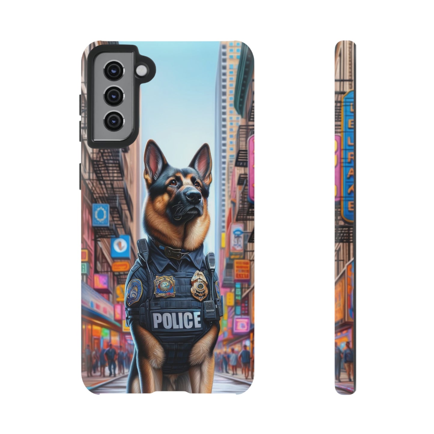 German Shepherd Police Officer Phone Case