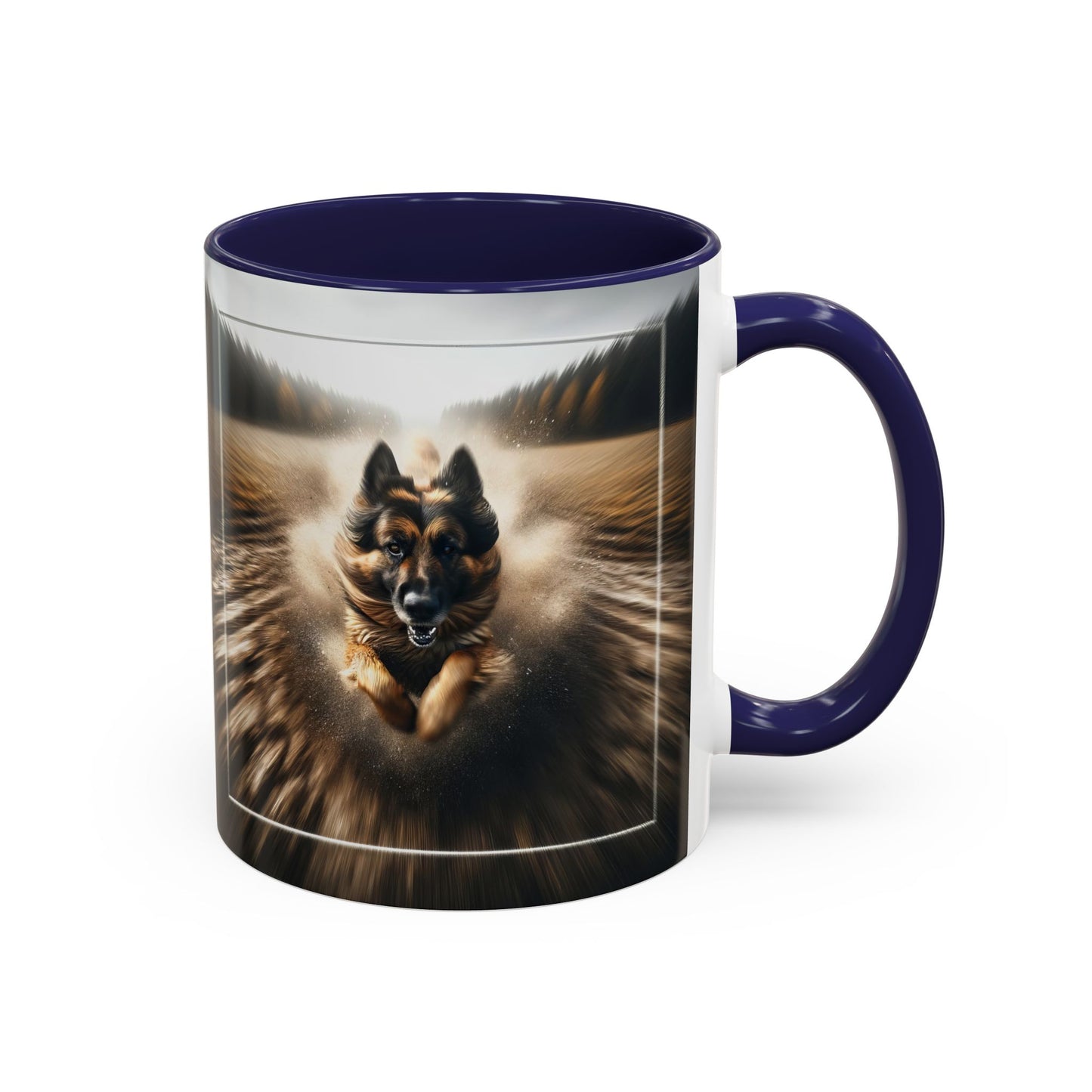 Motion blur V2 German Shepherd Coffee Mug