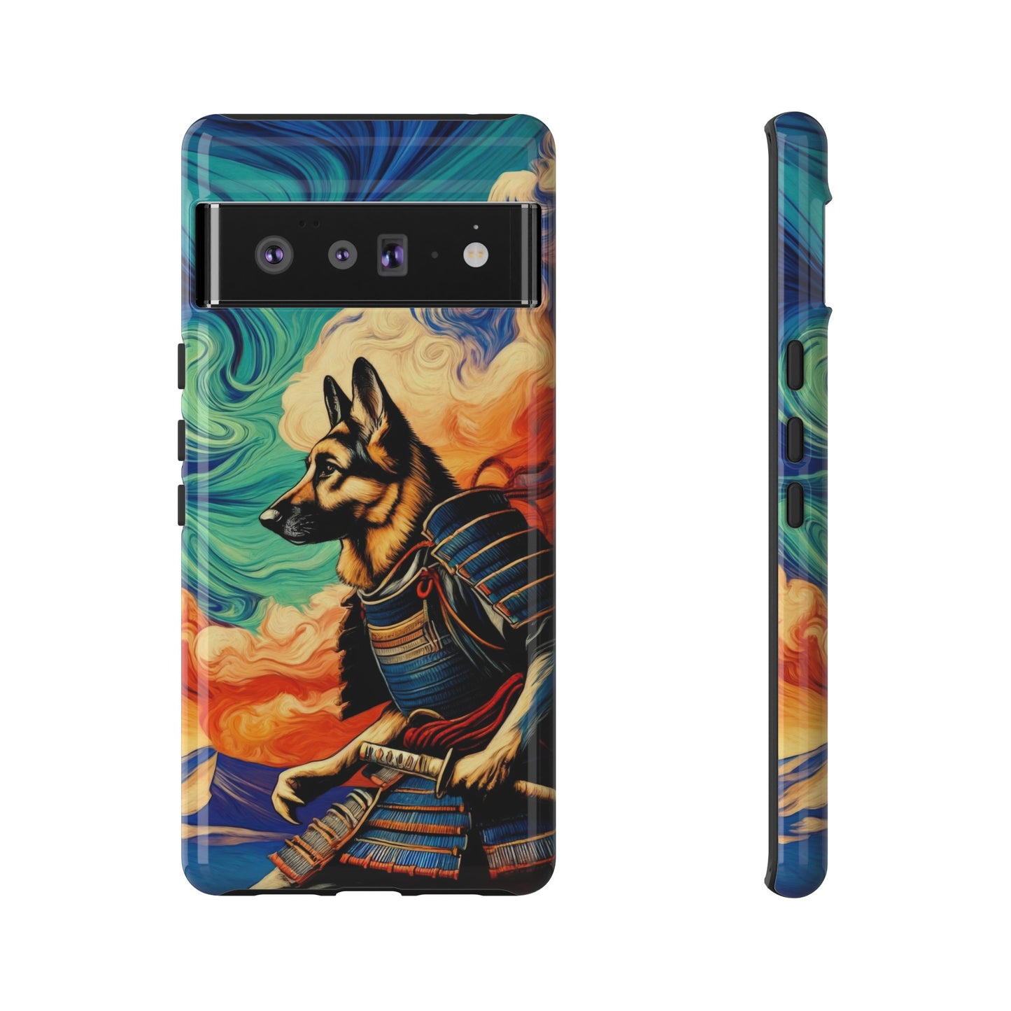 Samurai German Shepherd Phone Case