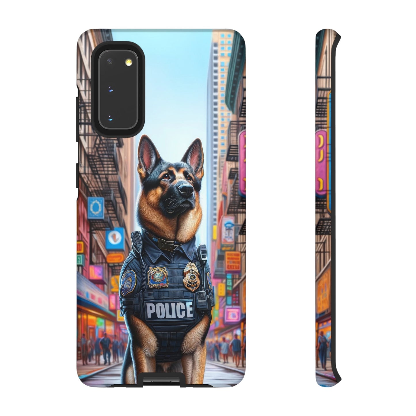 German Shepherd Police Officer Phone Case