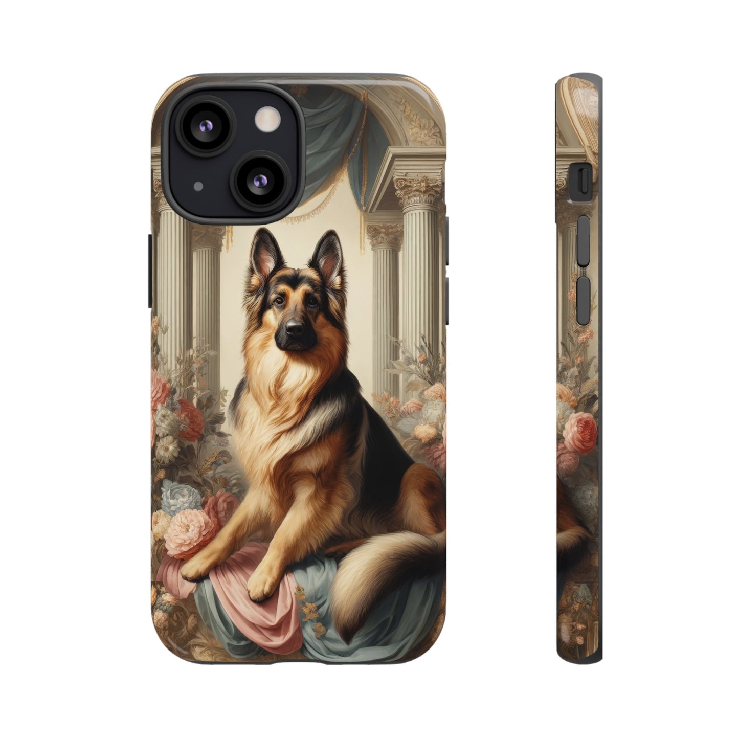 Neo-classical German Shepherd Phone Case