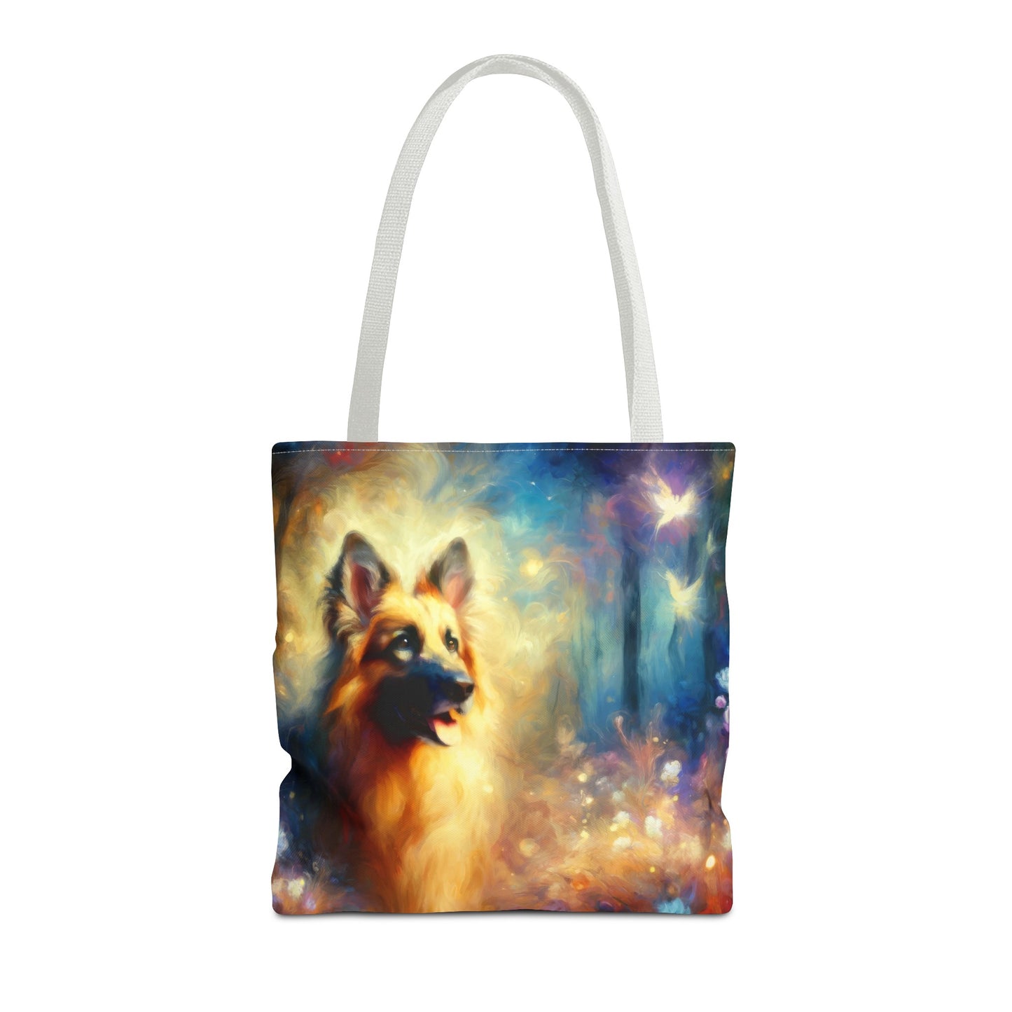 Fairy tale and impressionism German Shepherd Tote Bag