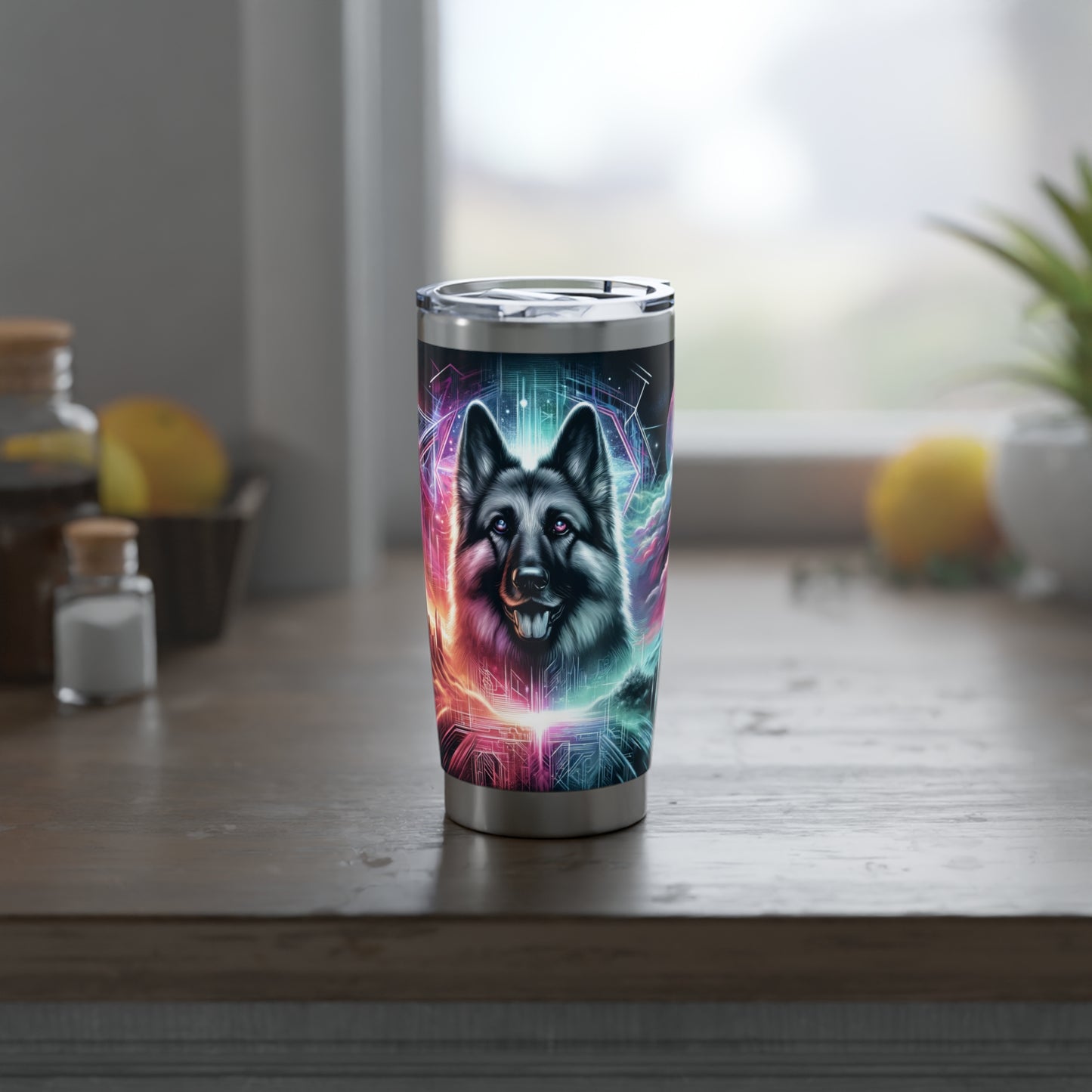 Dreamy fantasy V2 German Shepherd 20oz Tumbler