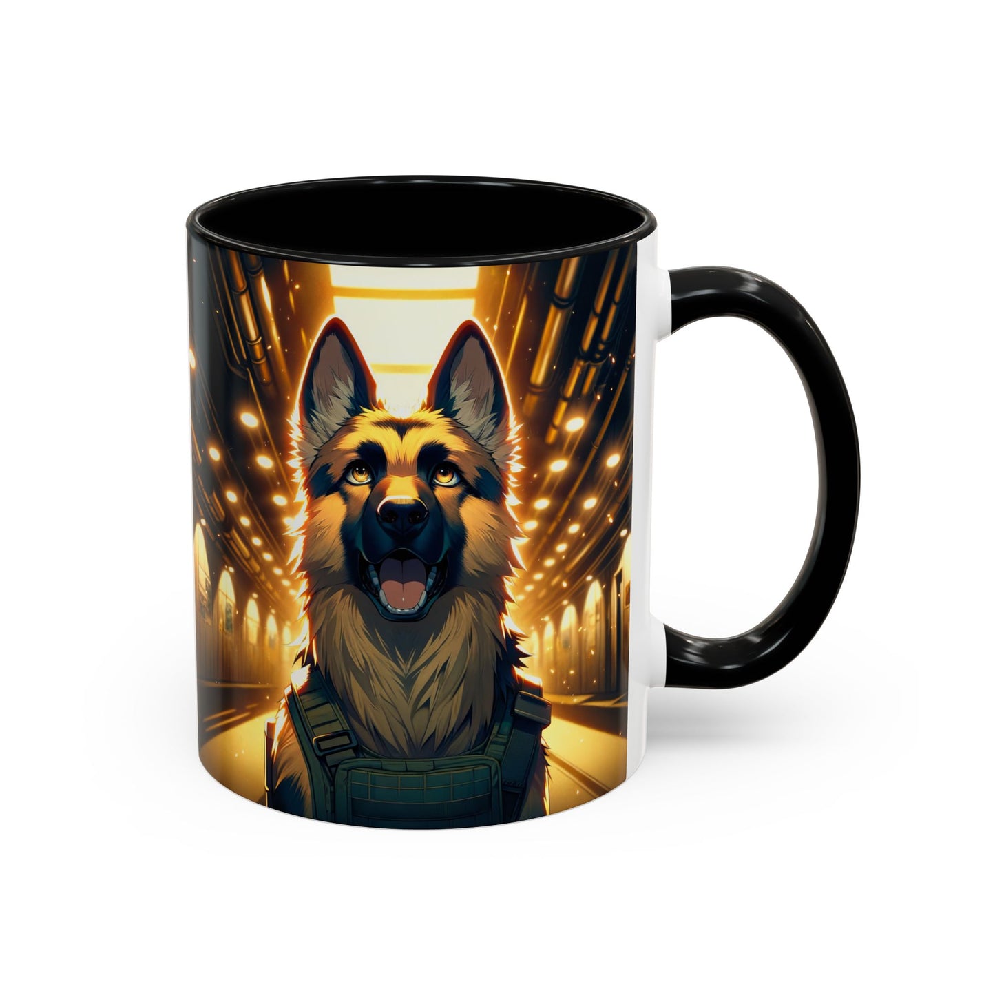 Anime German Shepherd Coffee Mug