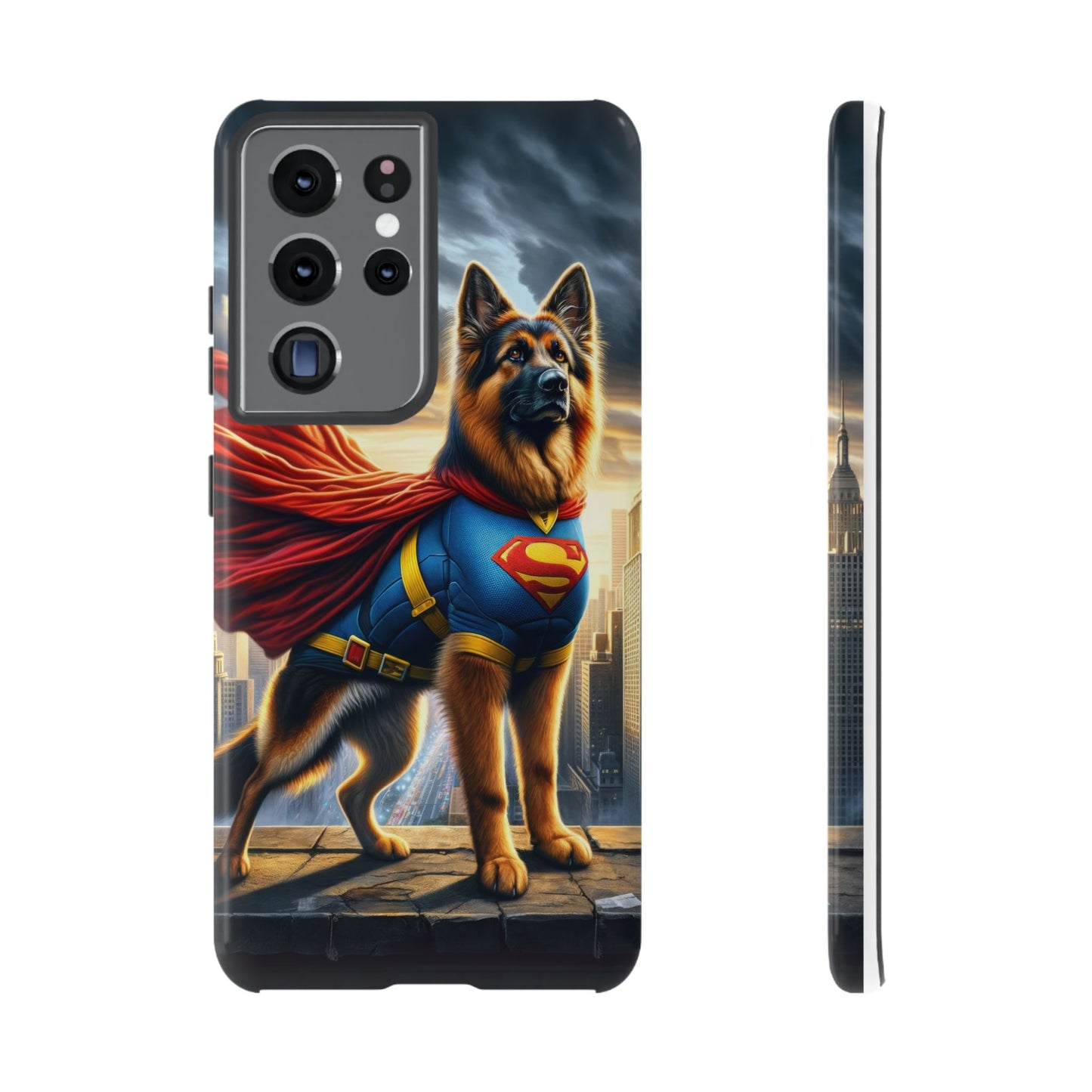 German Shepherd Superhero Phone Case