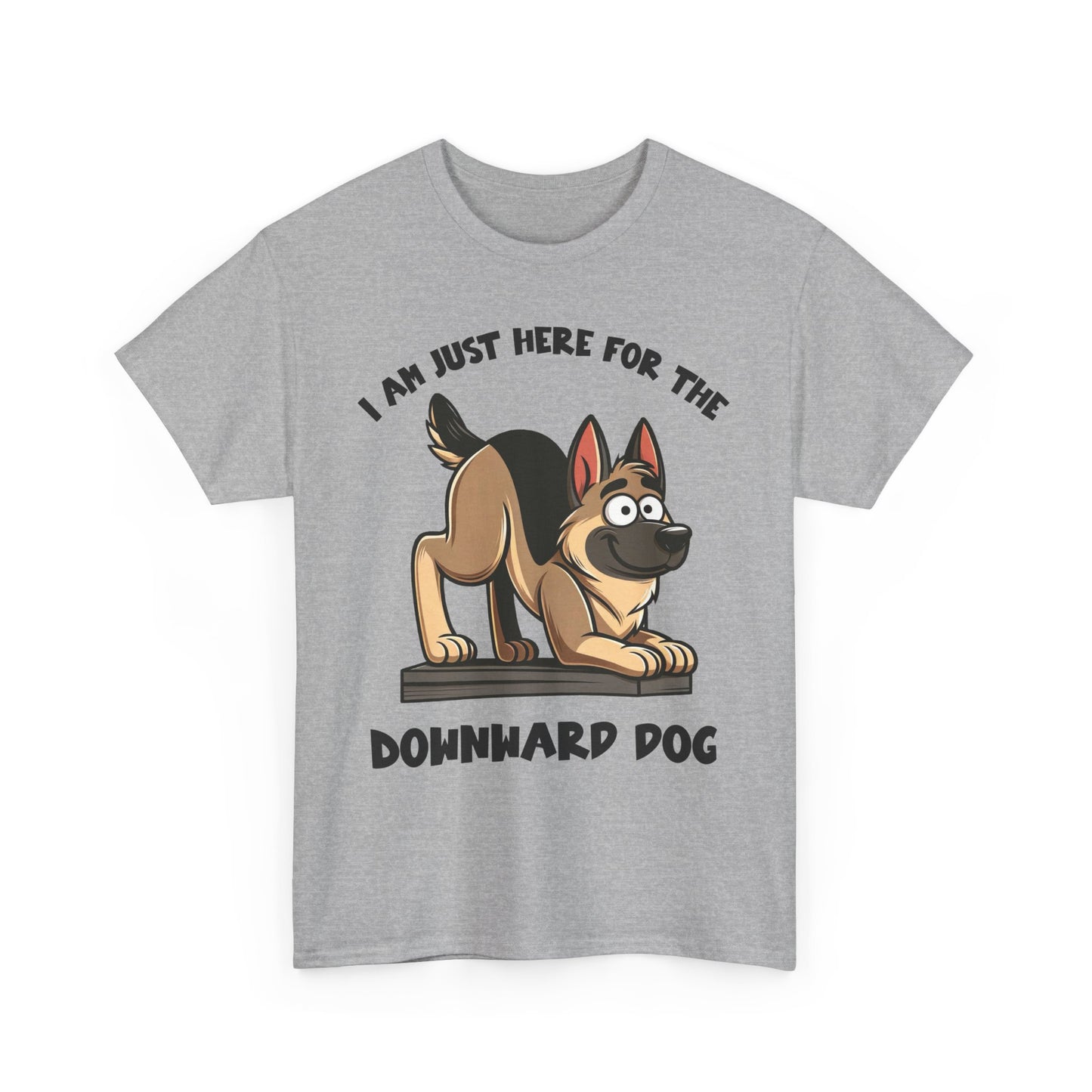 DownWard Dog T-Shirt (13 colors) (German Shepherd)