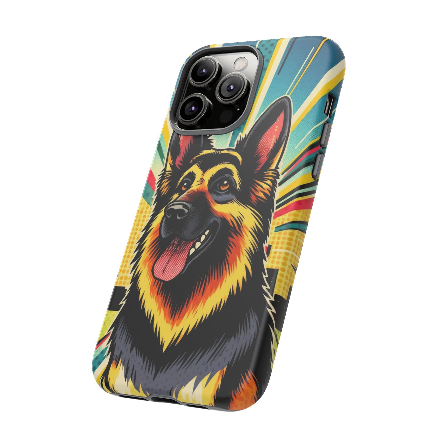 Comic style German Shepherd Phone Case