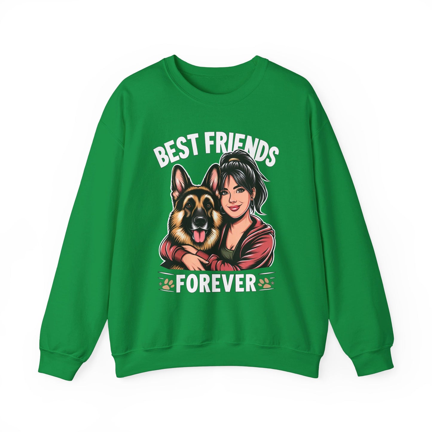 Best Friends Forever Sweatshirt (10 colors) (German Shepherd)