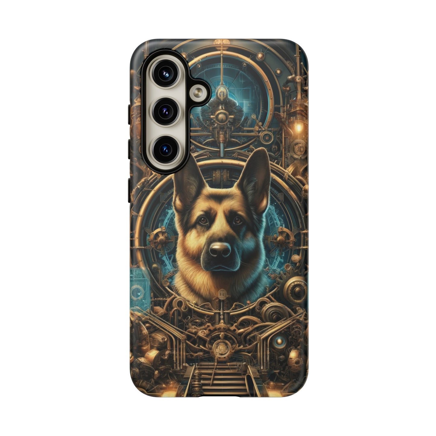 Steampunk Fantasy V2 German Shepherd Phone Case