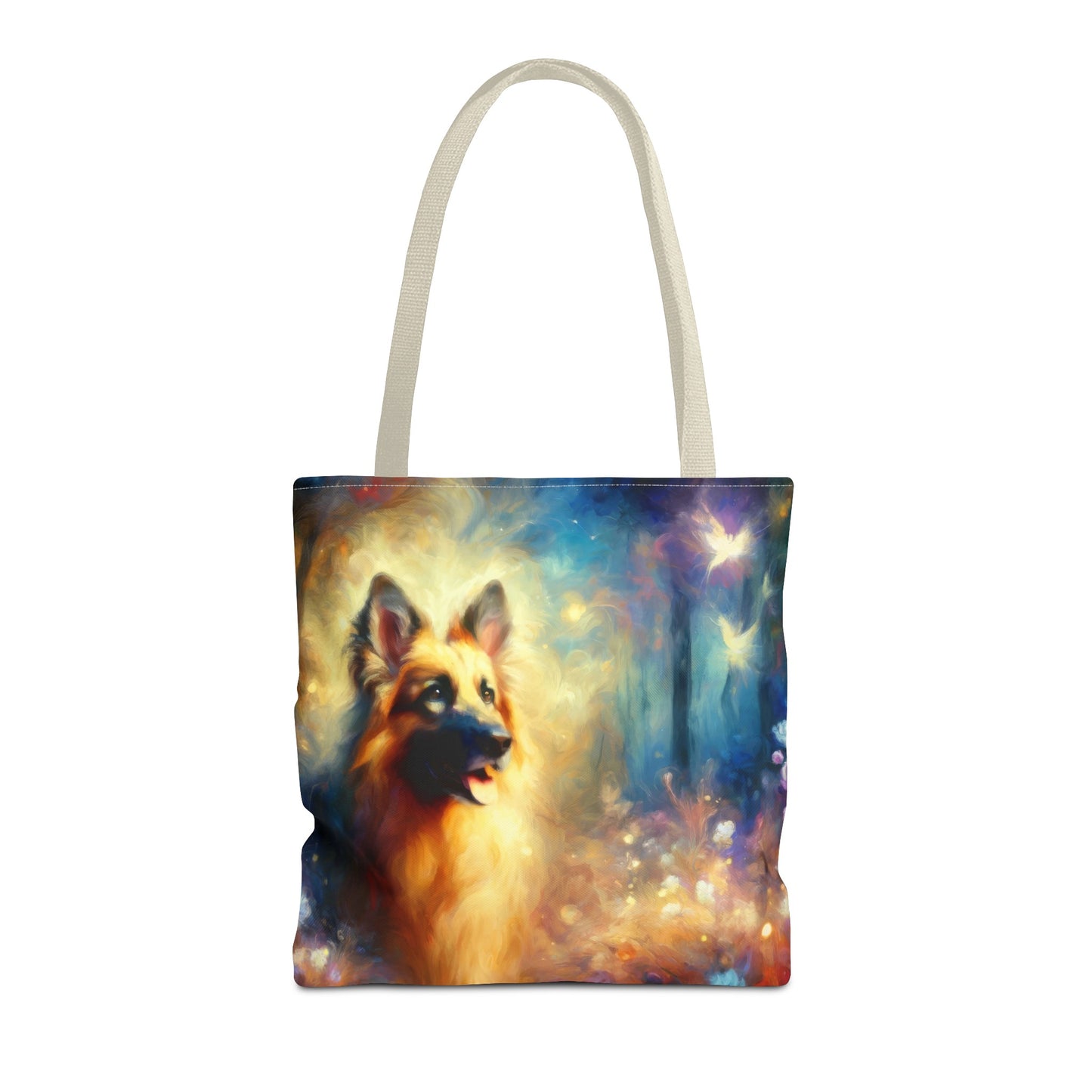 Fairy tale and impressionism German Shepherd Tote Bag