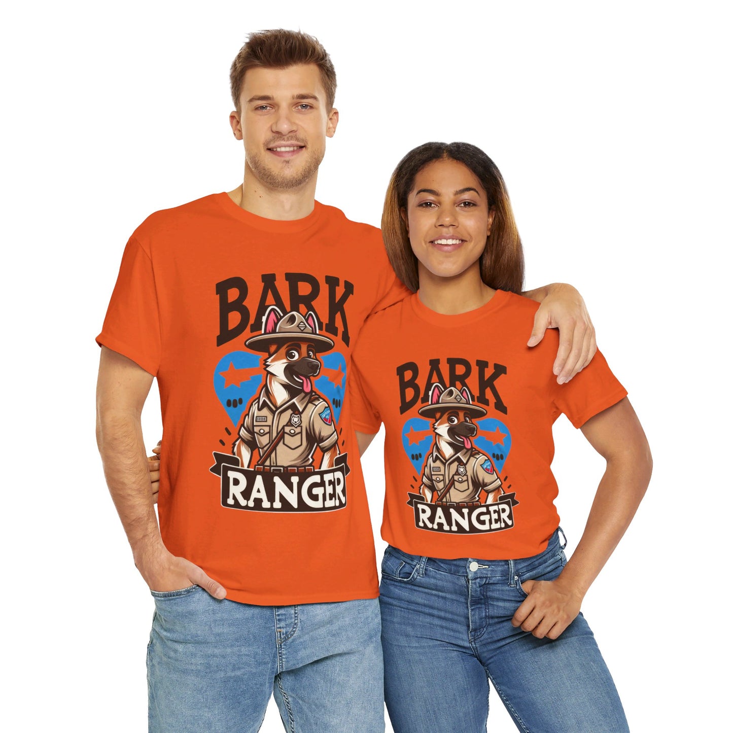 Bark Ranger On Duty T-Shirt (13 colors) (German Shepherd)