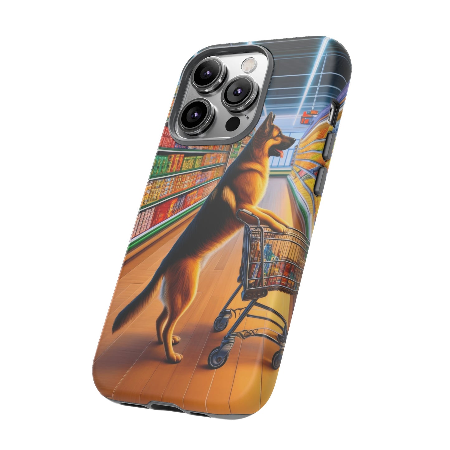 German Shepherd Shopping Phone Case