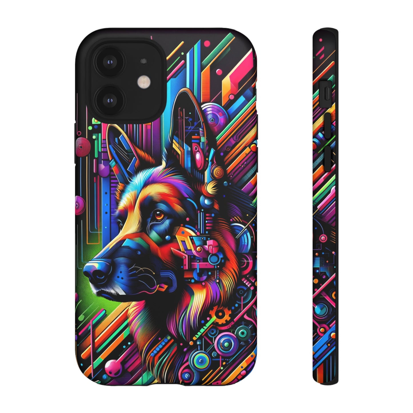 Constructivism and dadaism German Shepherd Phone Case