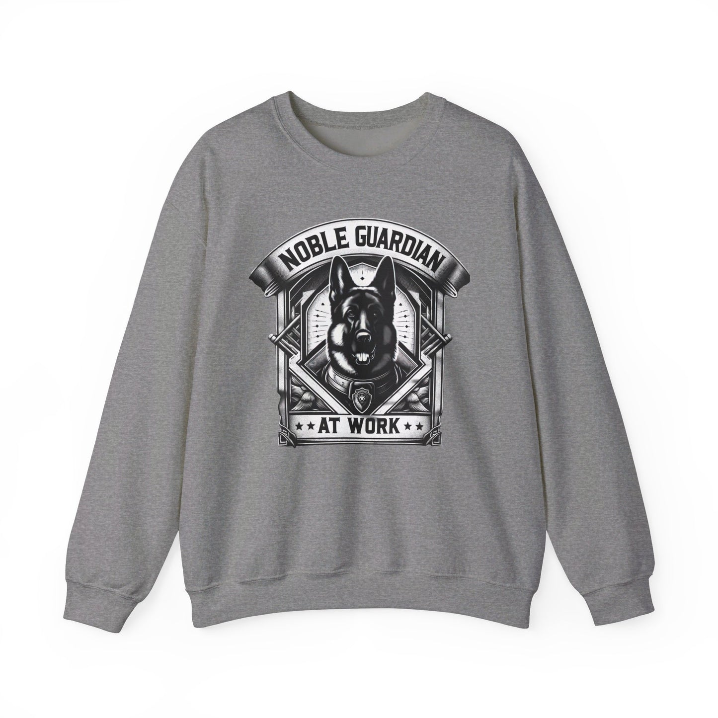 Noble Guardian At Work Sweatshirt (10 colors) (German Shepherd)