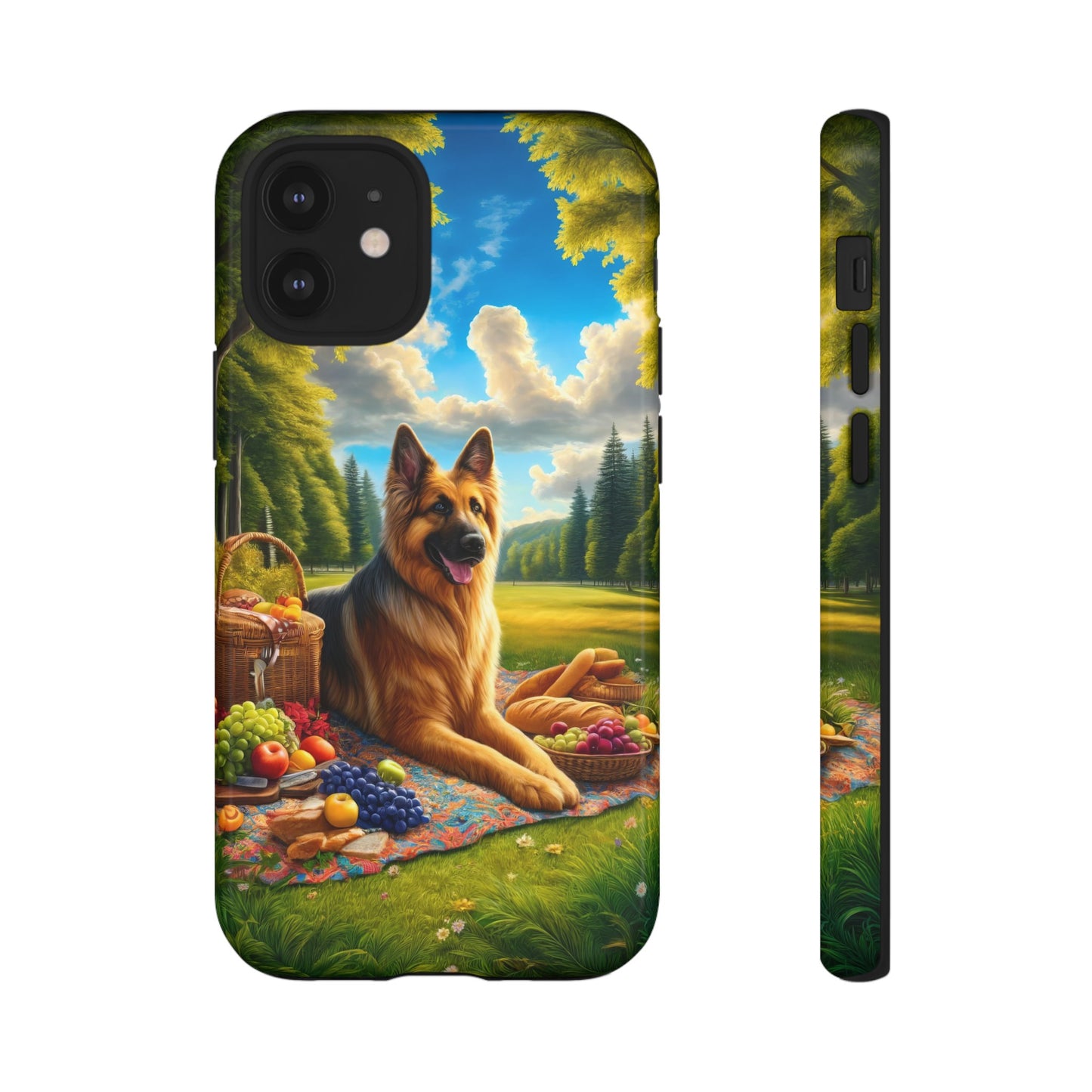 German Shepherd Giving a Speech Phone Case