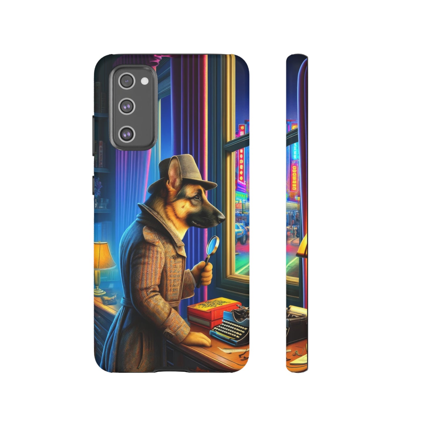 German Shepherd Detective Phone Case