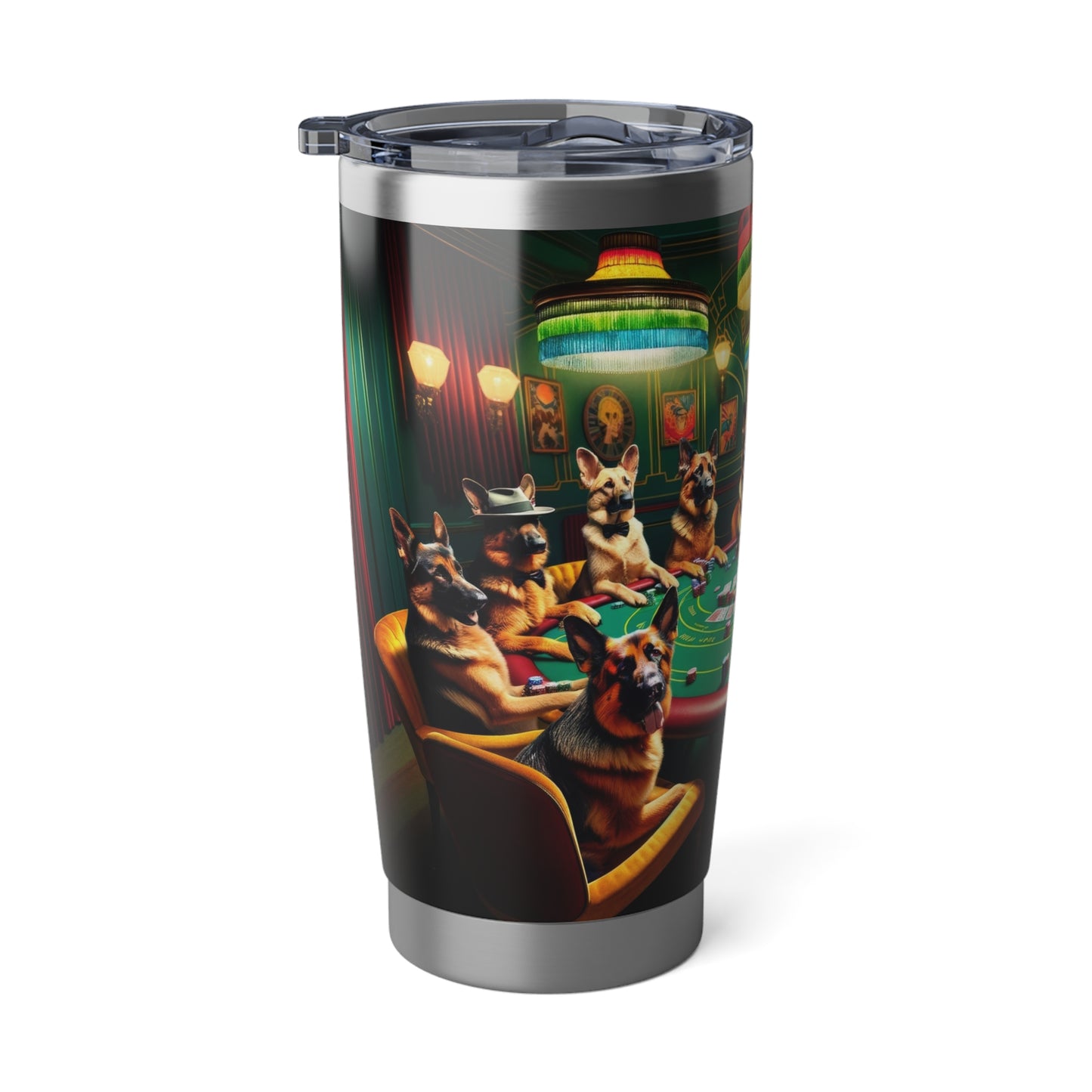 German Shepherds Playing Poker 20oz Tumbler