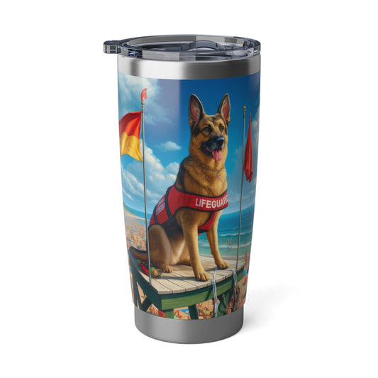 German Shepherd Lifeguard 20oz Tumbler