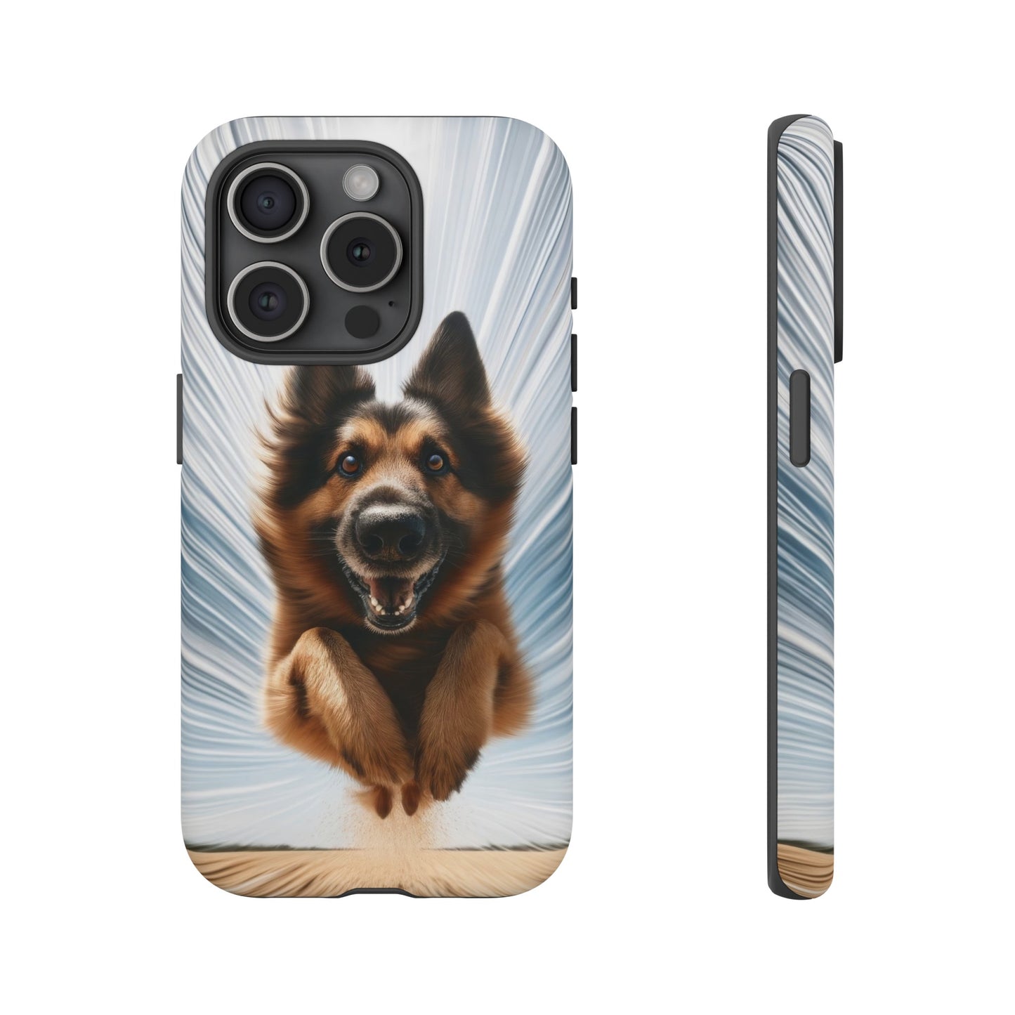 Motion blur German Shepherd Phone Case