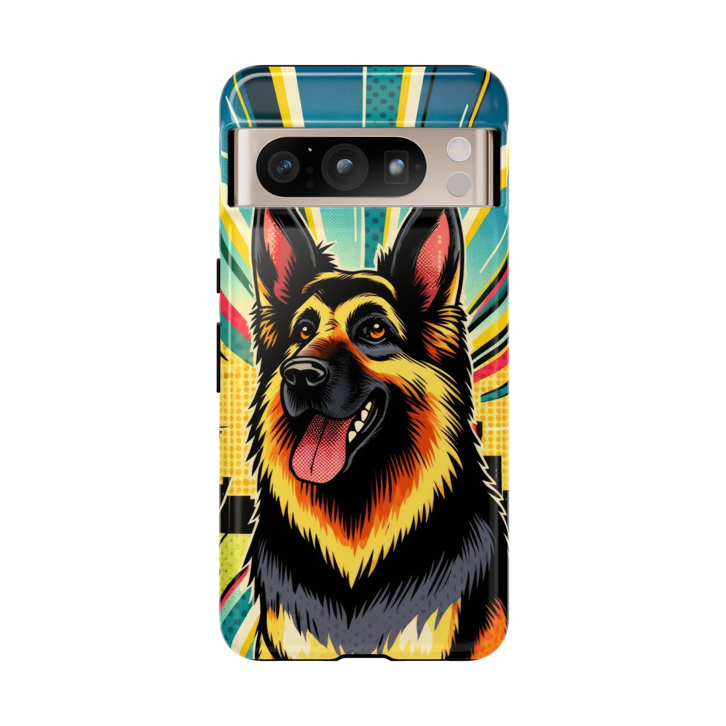 Comic style German Shepherd Phone Case