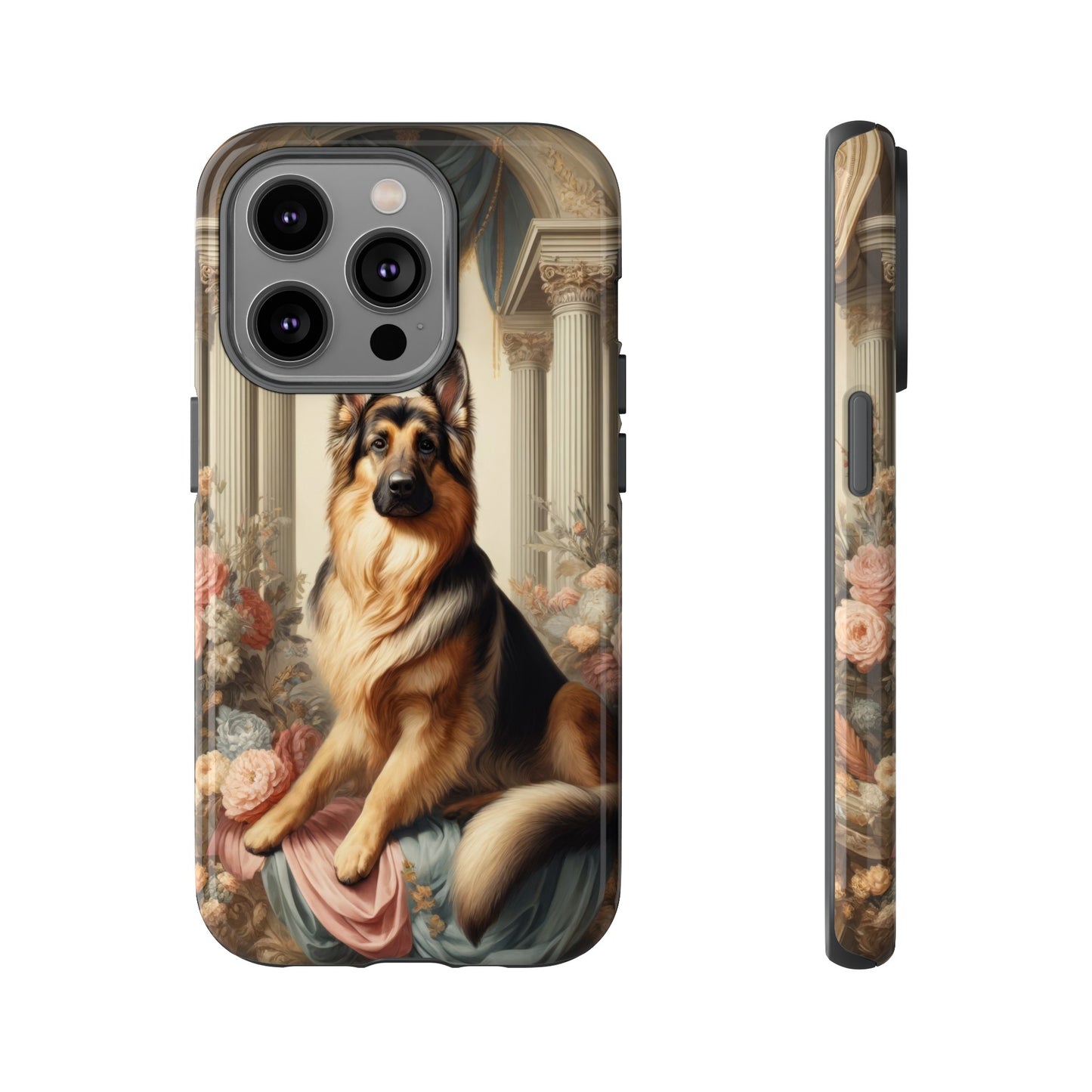 Neo-classical German Shepherd Phone Case