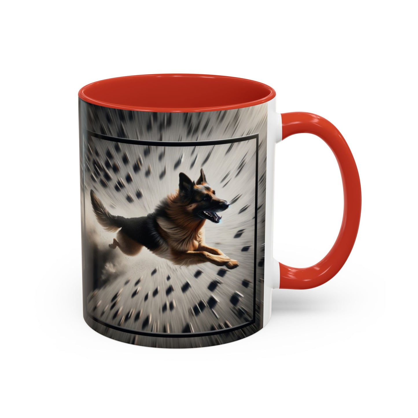 Motion blur German Shepherd Coffee Mug