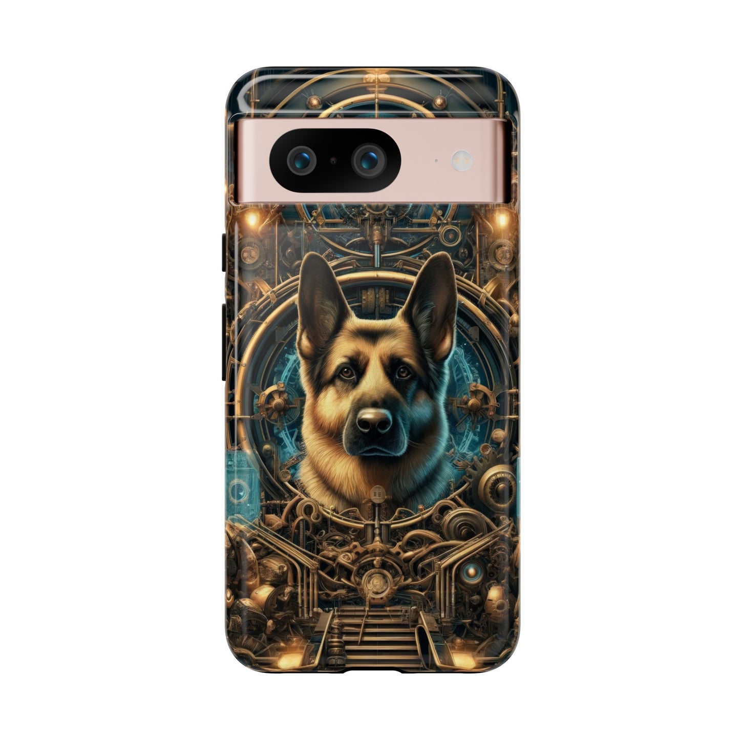 Steampunk Fantasy V2 German Shepherd Phone Case