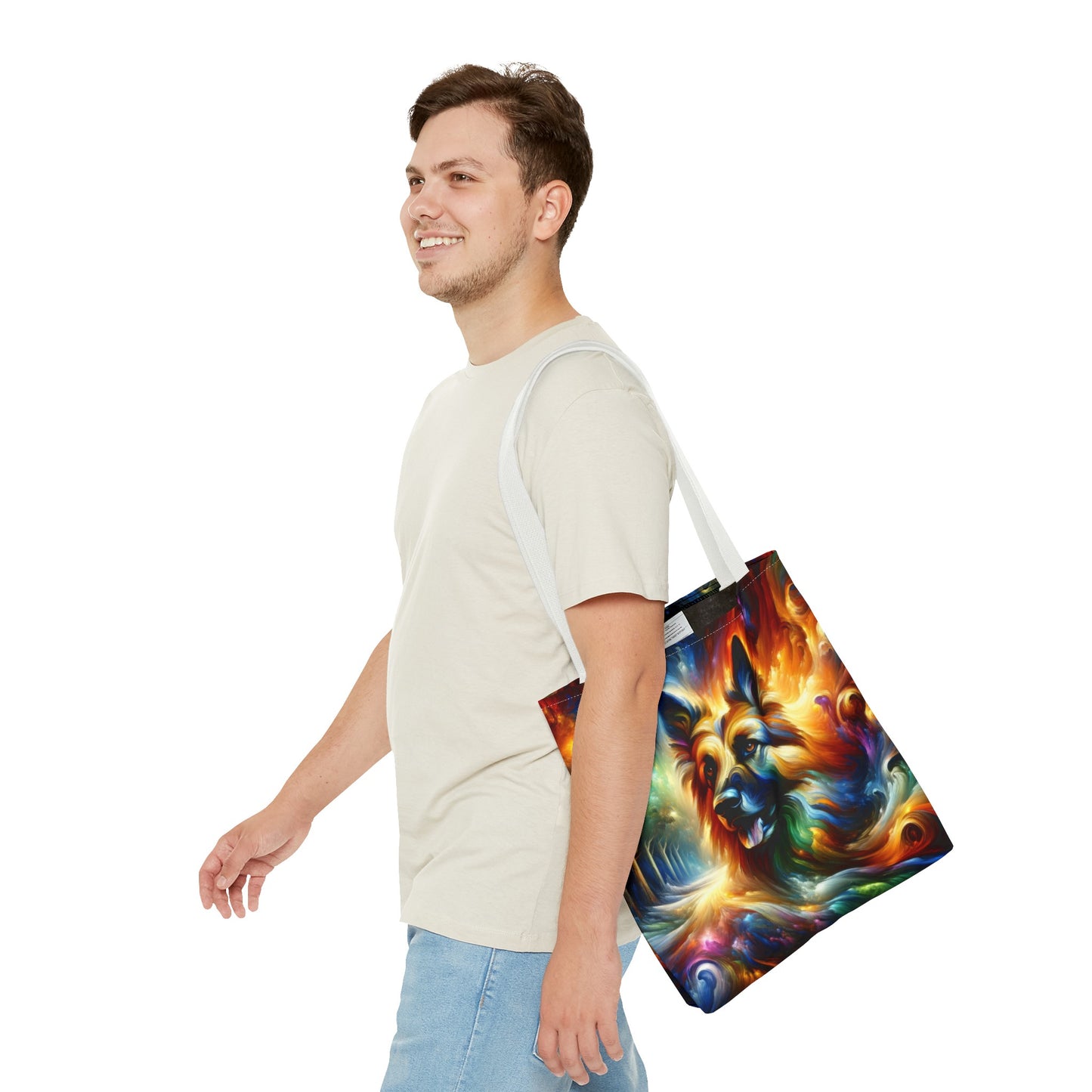 Expressionism and fantasy German Shepherd Tote Bag