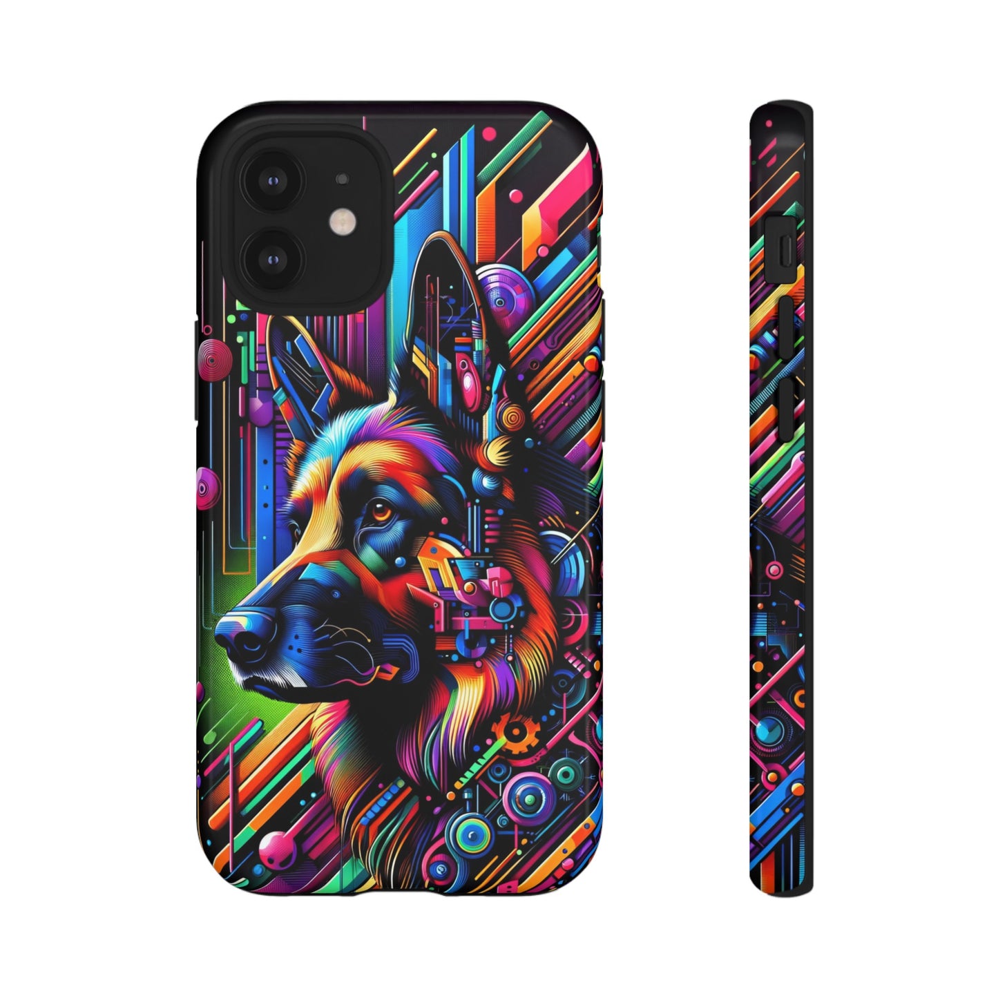 Constructivism and dadaism German Shepherd Phone Case