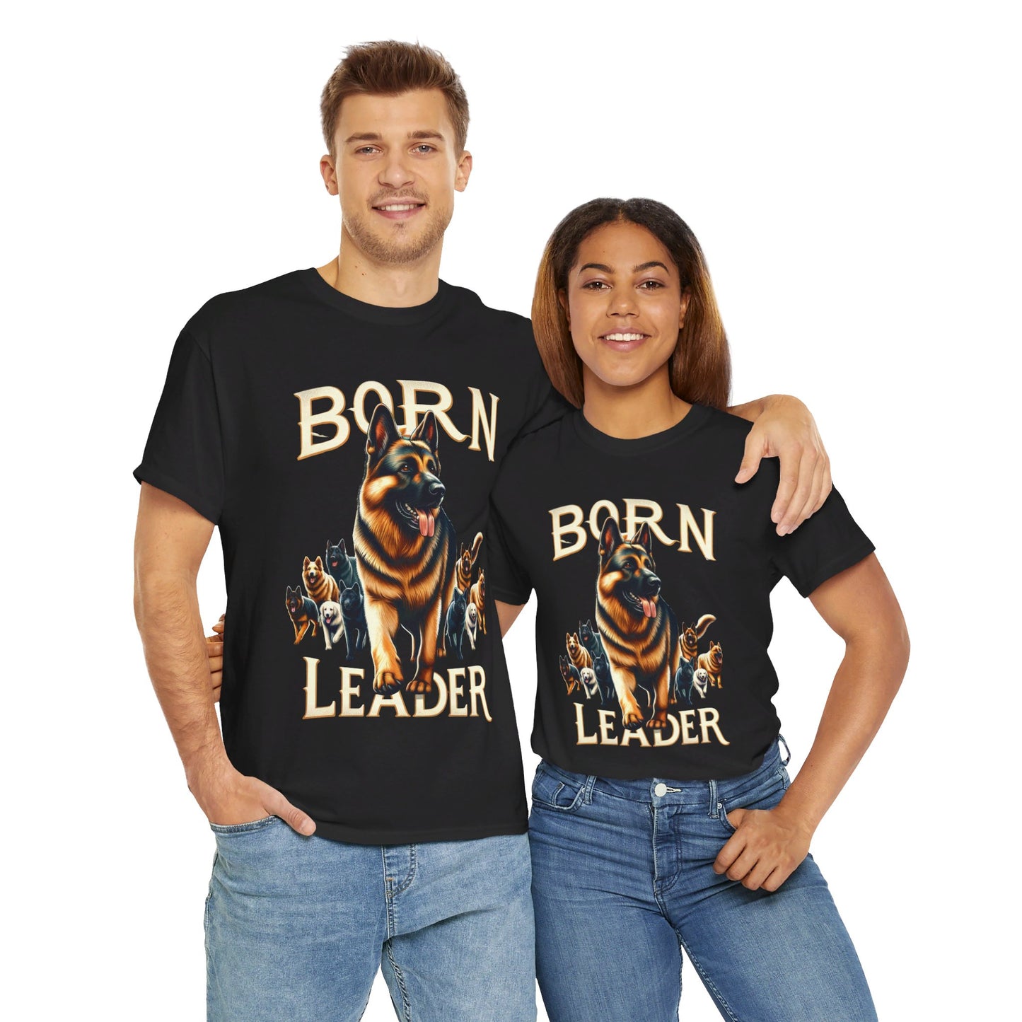 Born Leader T-Shirt (13 colors) (German Shepherd)