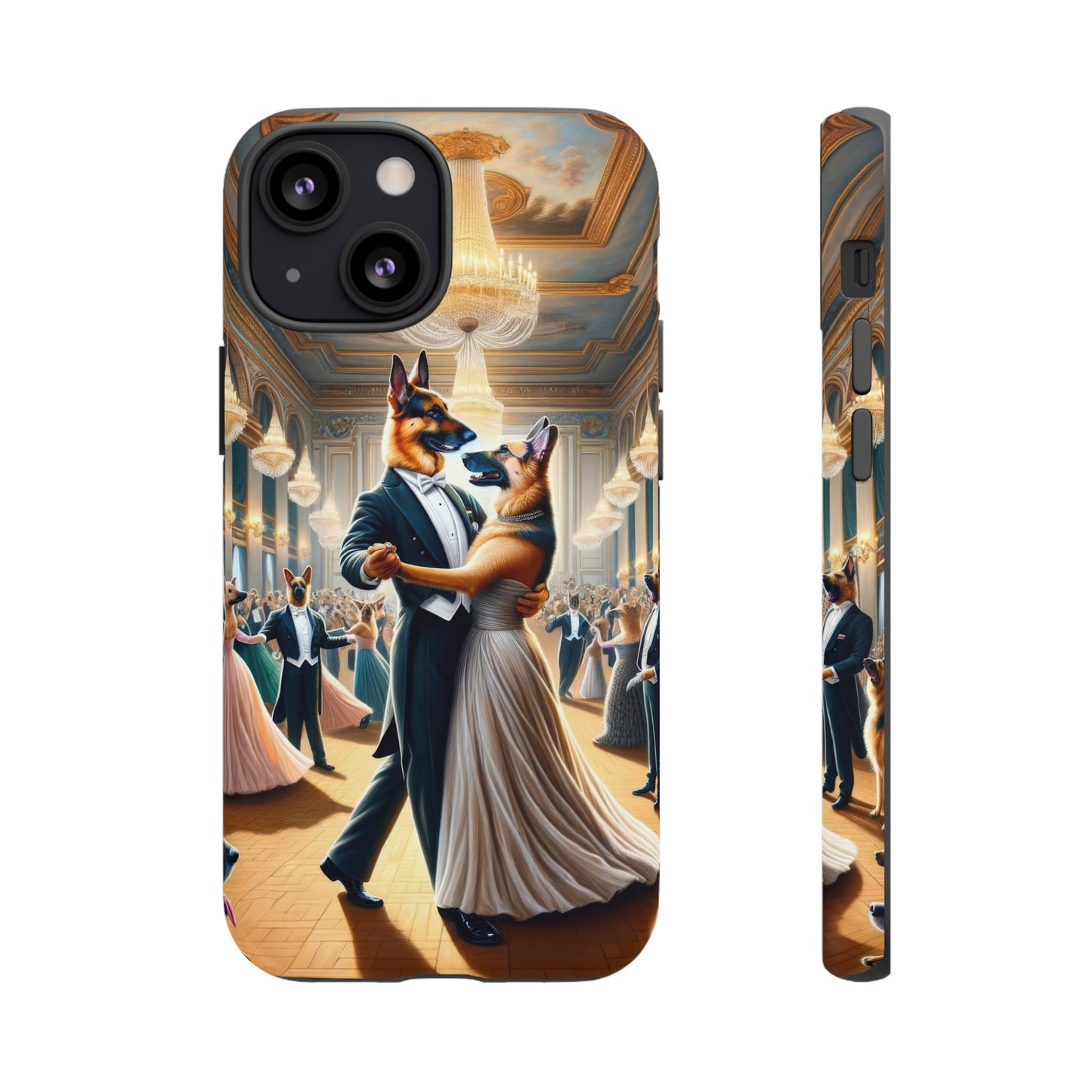 Dancing German Shepherds Tough Phone Case