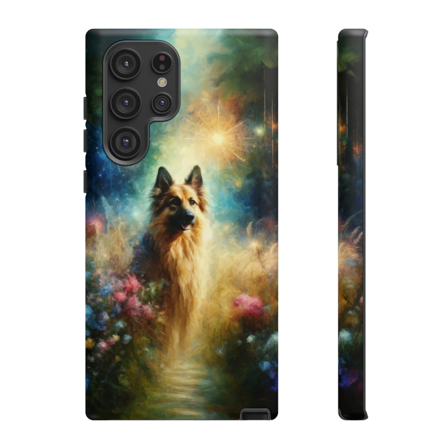 Fairy tale and impressionism German Shepherd Phone Case