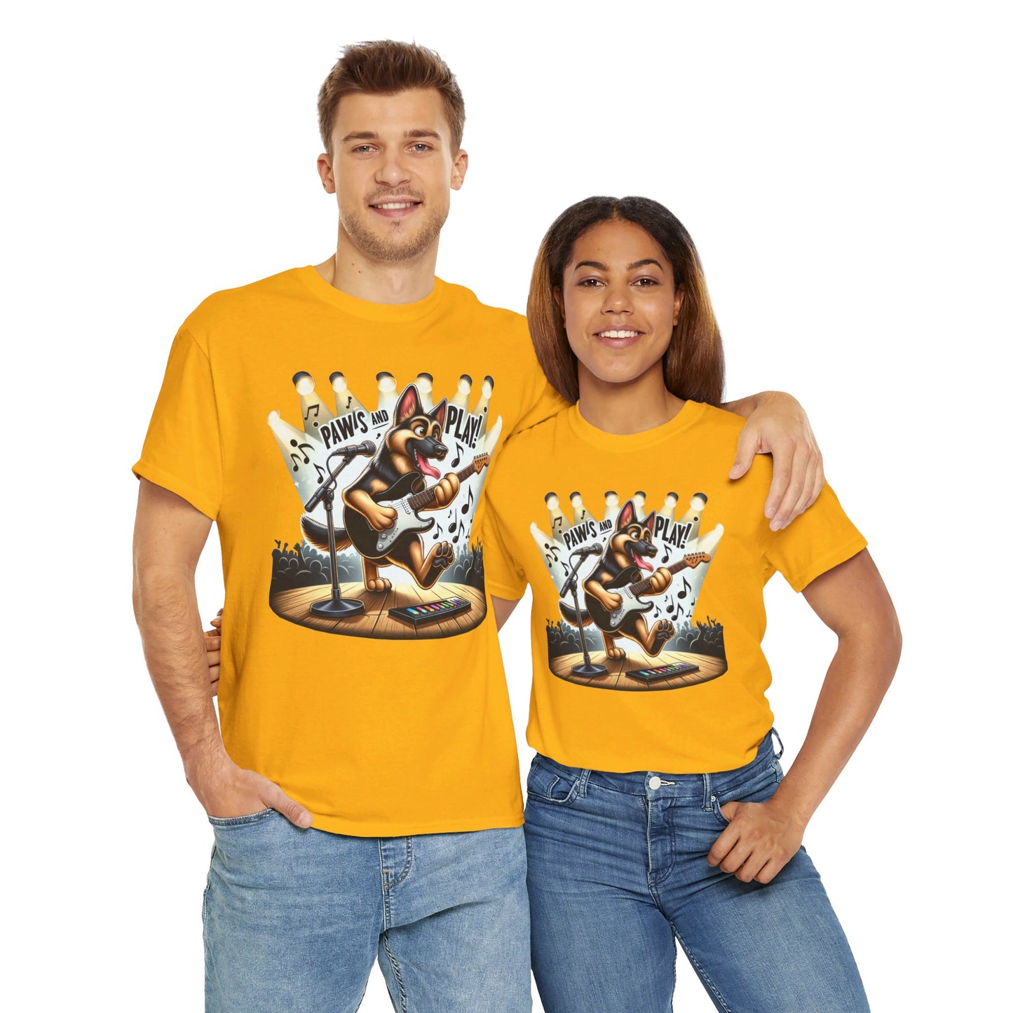 Paws and Play T-Shirt (13 colors) (German Shepherd)