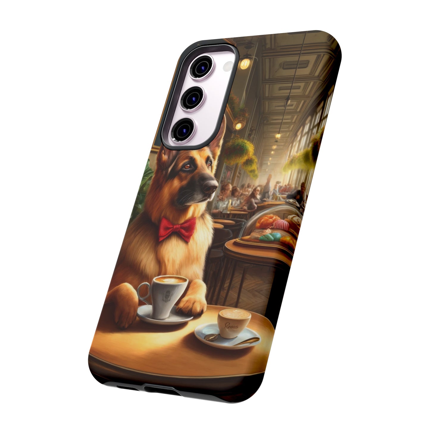 German Shepherd Drinking Phone Case