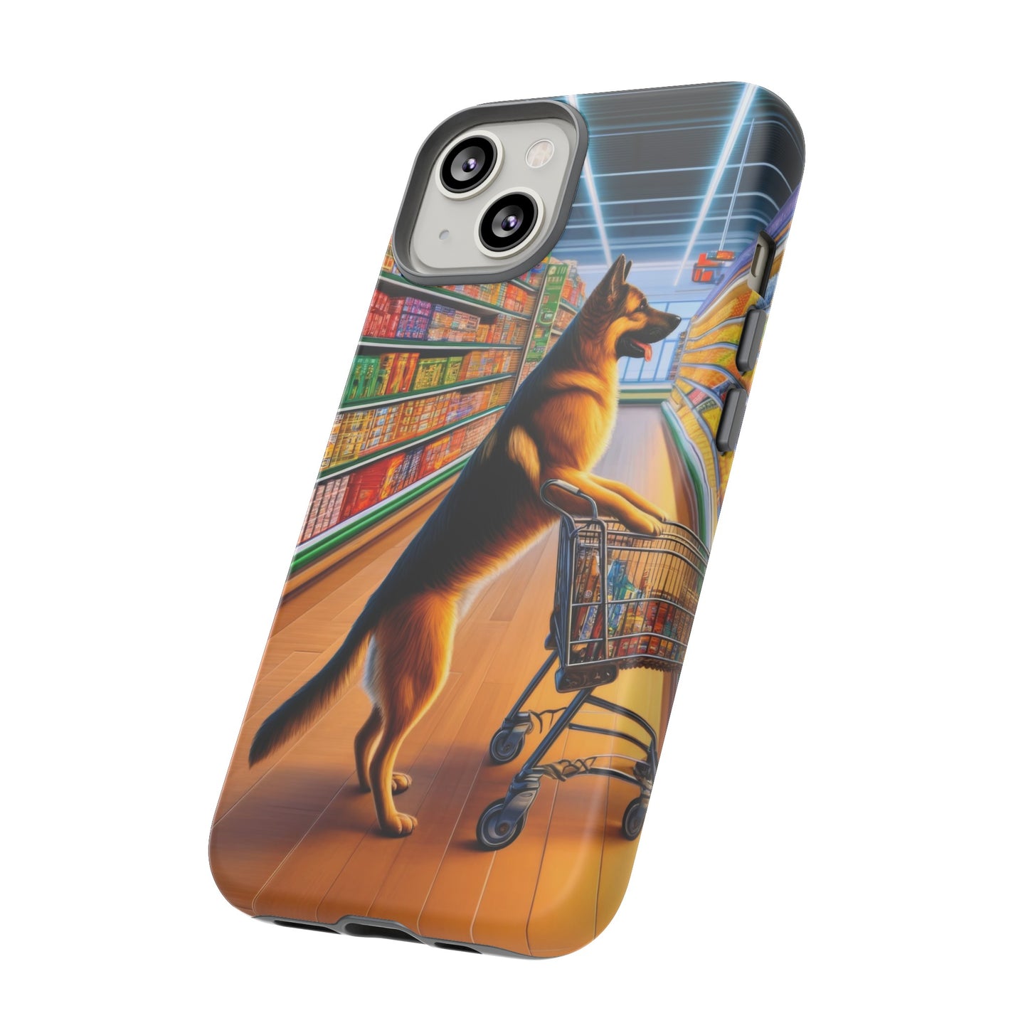 German Shepherd Shopping Phone Case