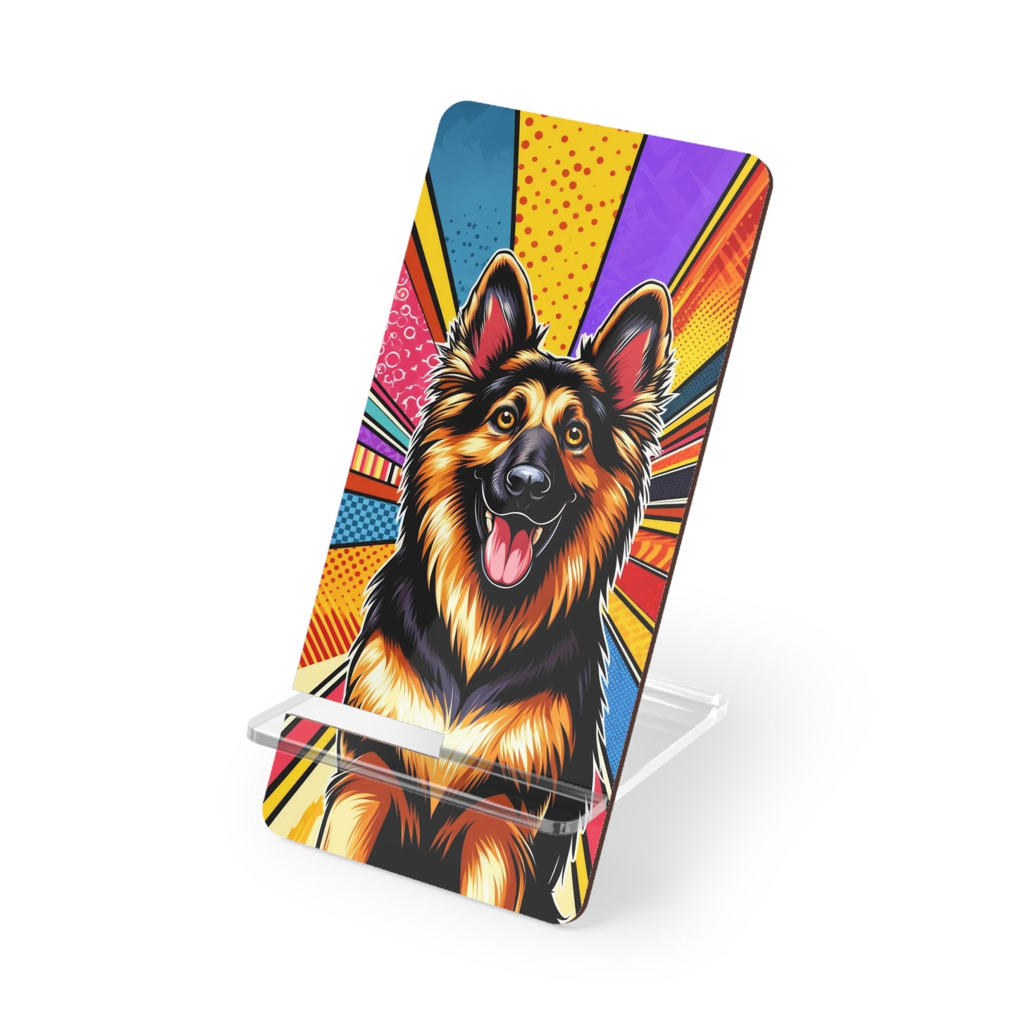 Anime style German Shepherd Smartphone Stand