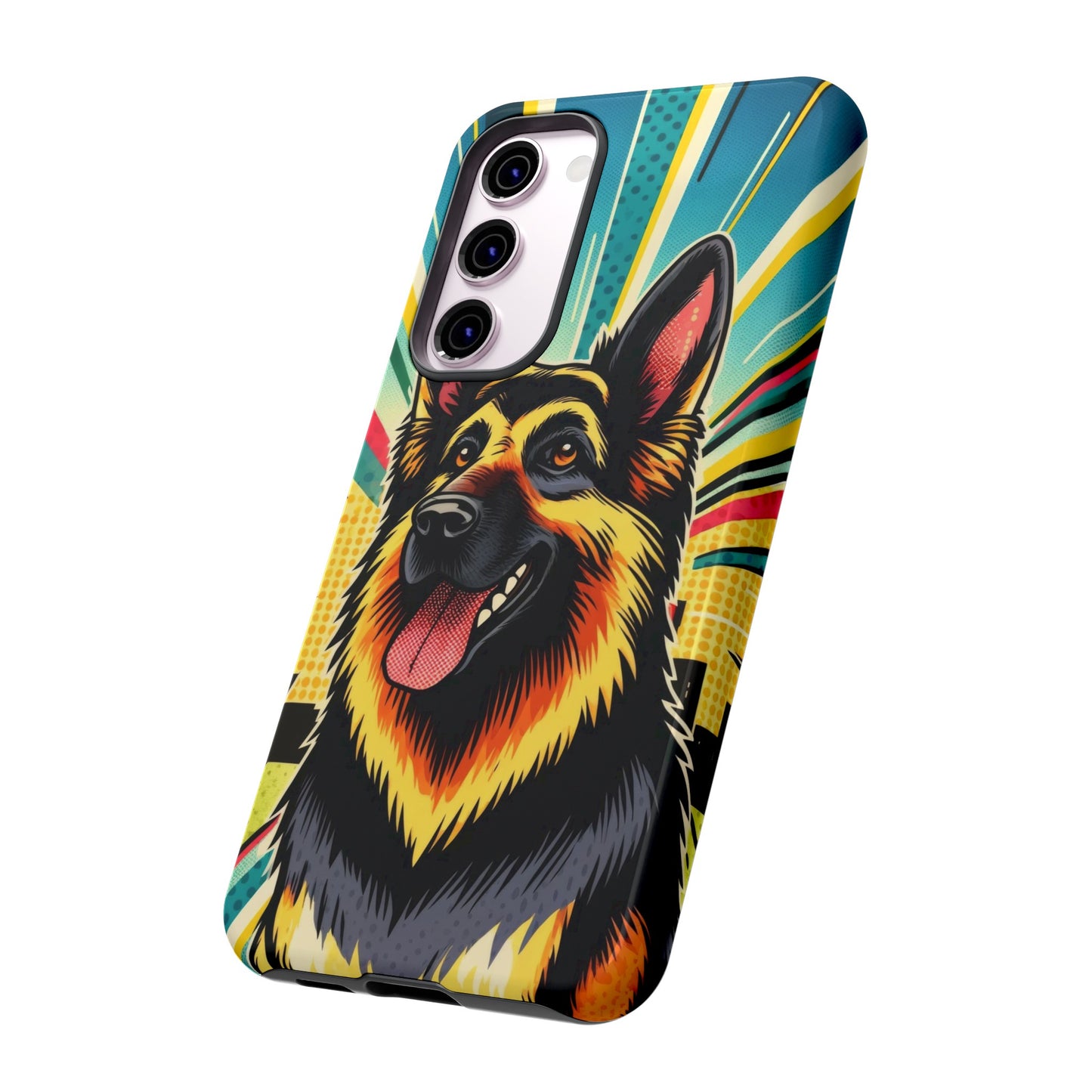 Comic style German Shepherd Phone Case