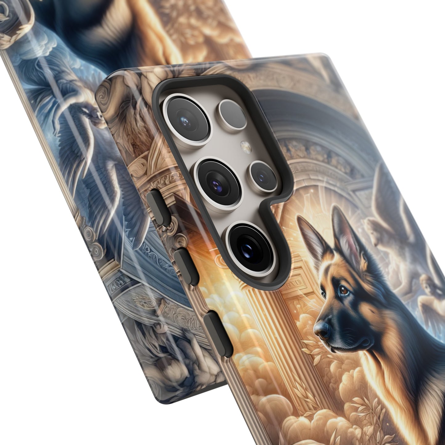 Neo-classicism and dreamy fantasy German Shepherd Phone Case