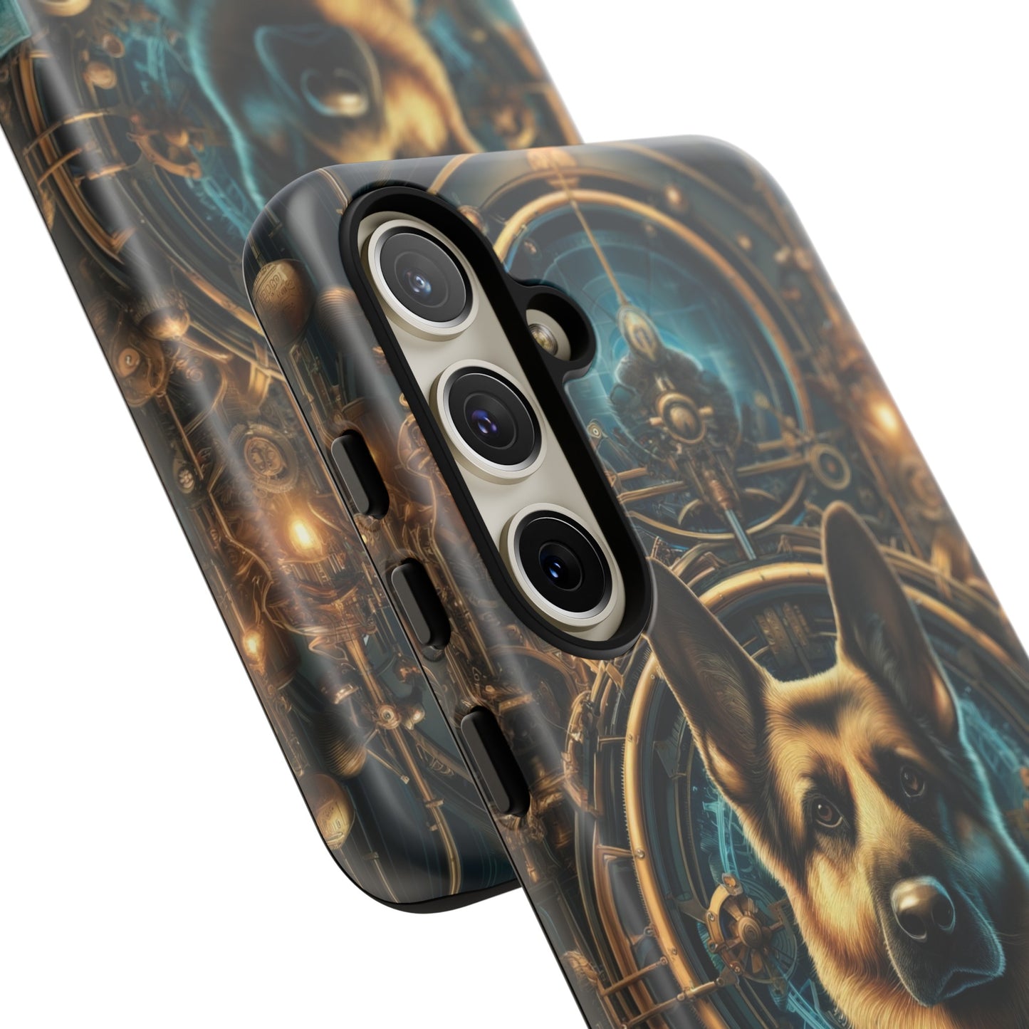 Steampunk Fantasy V2 German Shepherd Phone Case