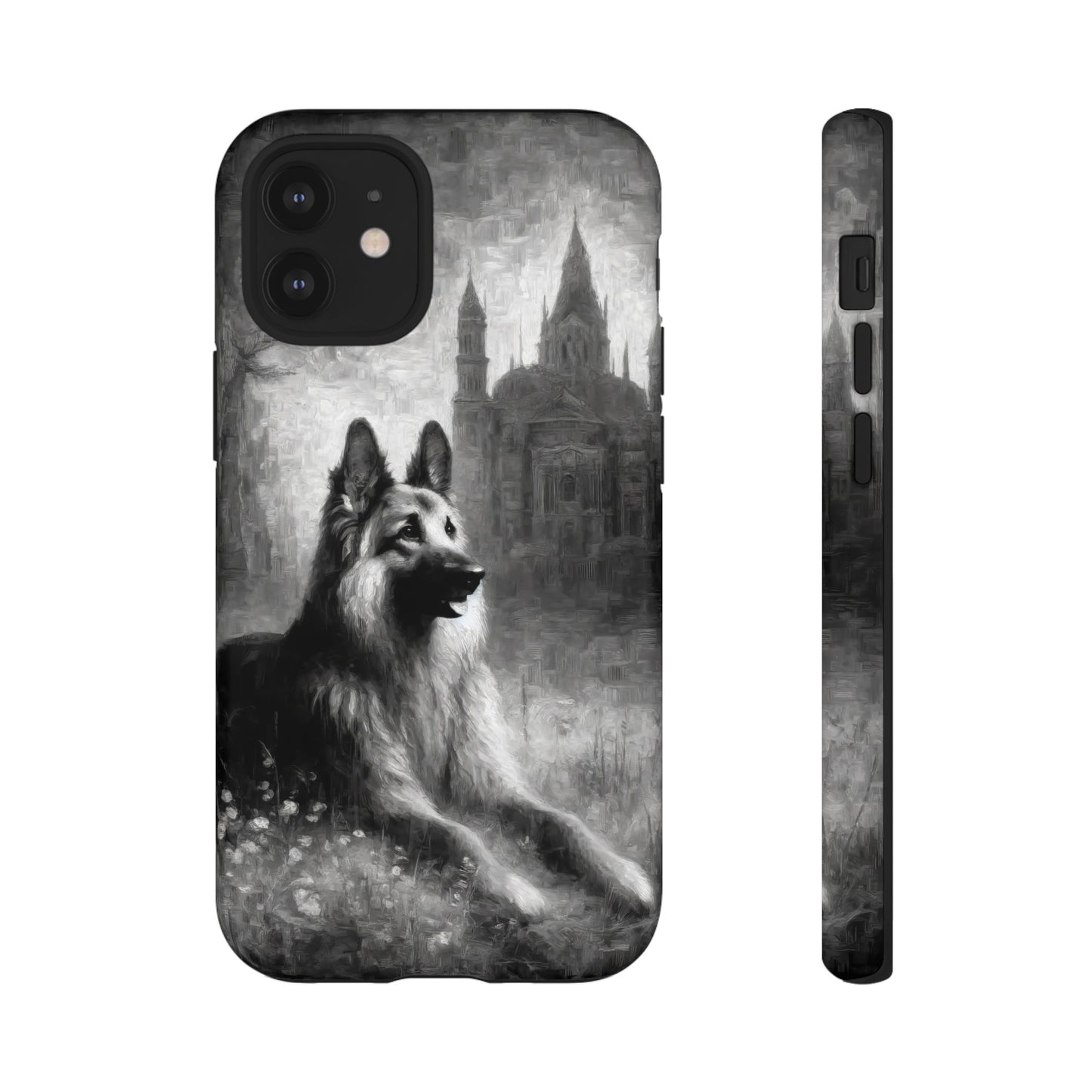 Neo-impressionism German Shepherd Phone Case