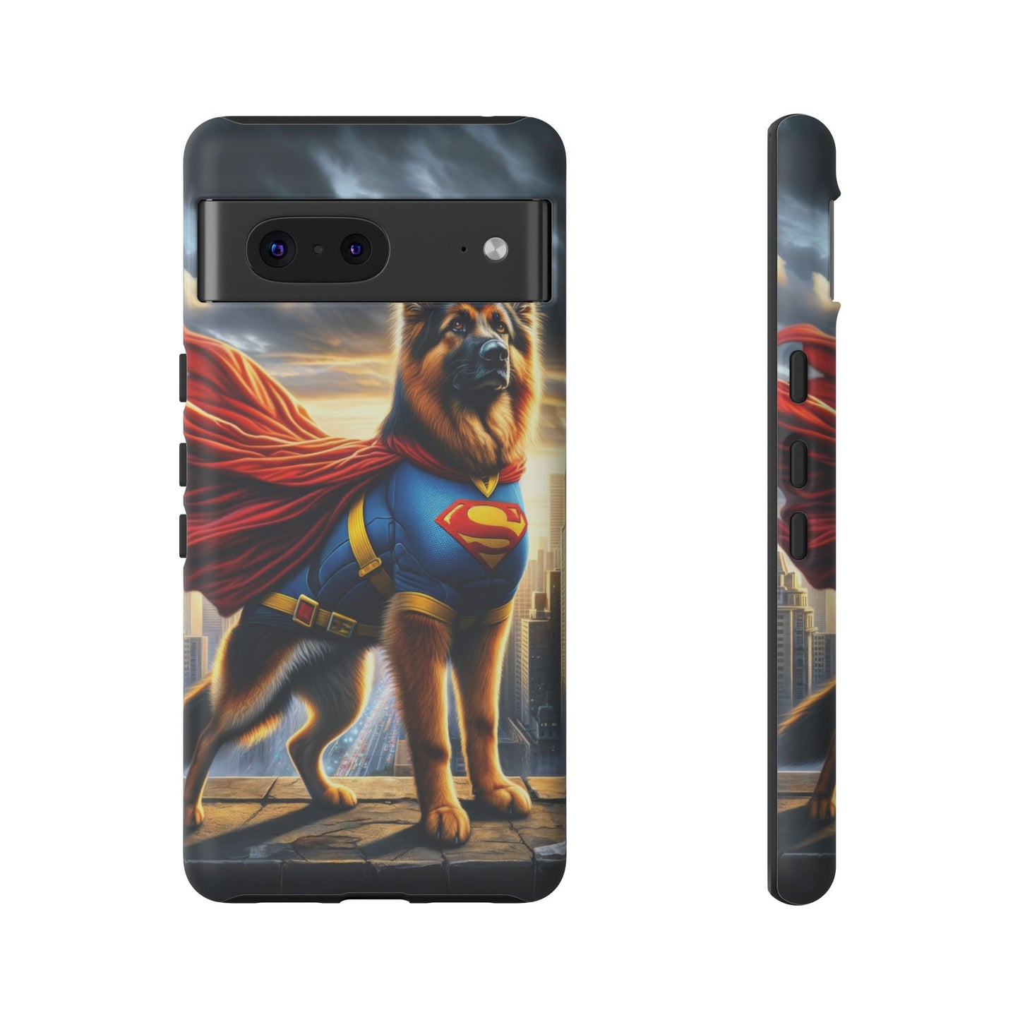 German Shepherd Superhero Phone Case