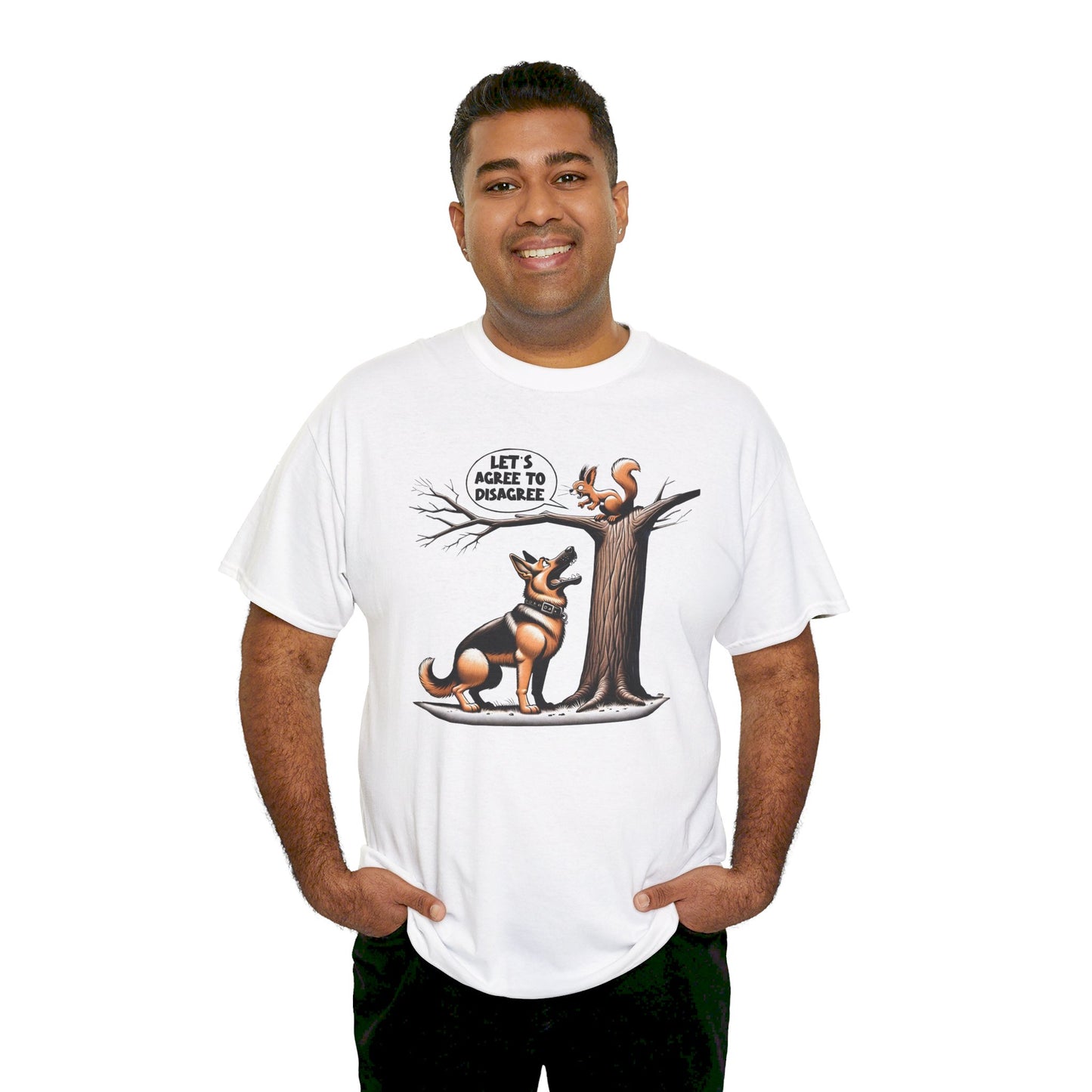 Lets Agree to Disagree T-Shirt (13 colors) (German Shepherd)