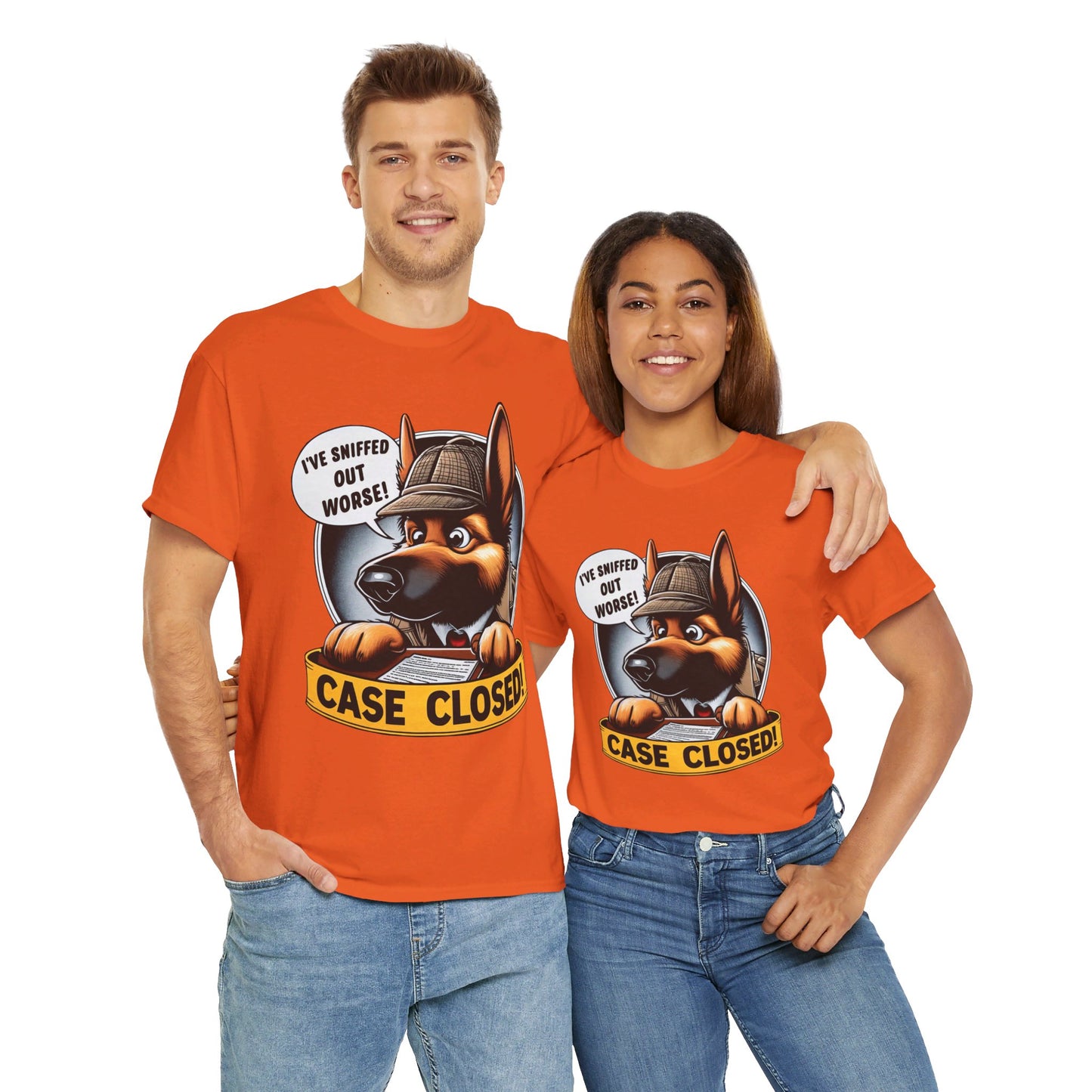 Case Closed T-Shirt (13 colors) (German Shepherd)