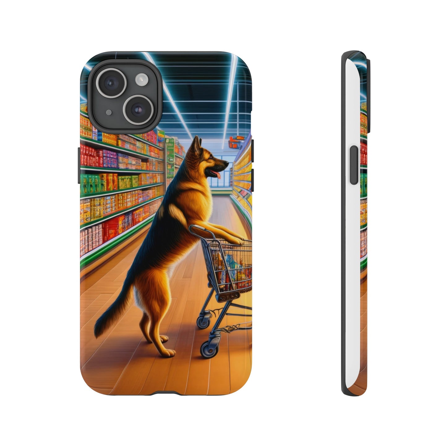 German Shepherd Shopping Phone Case