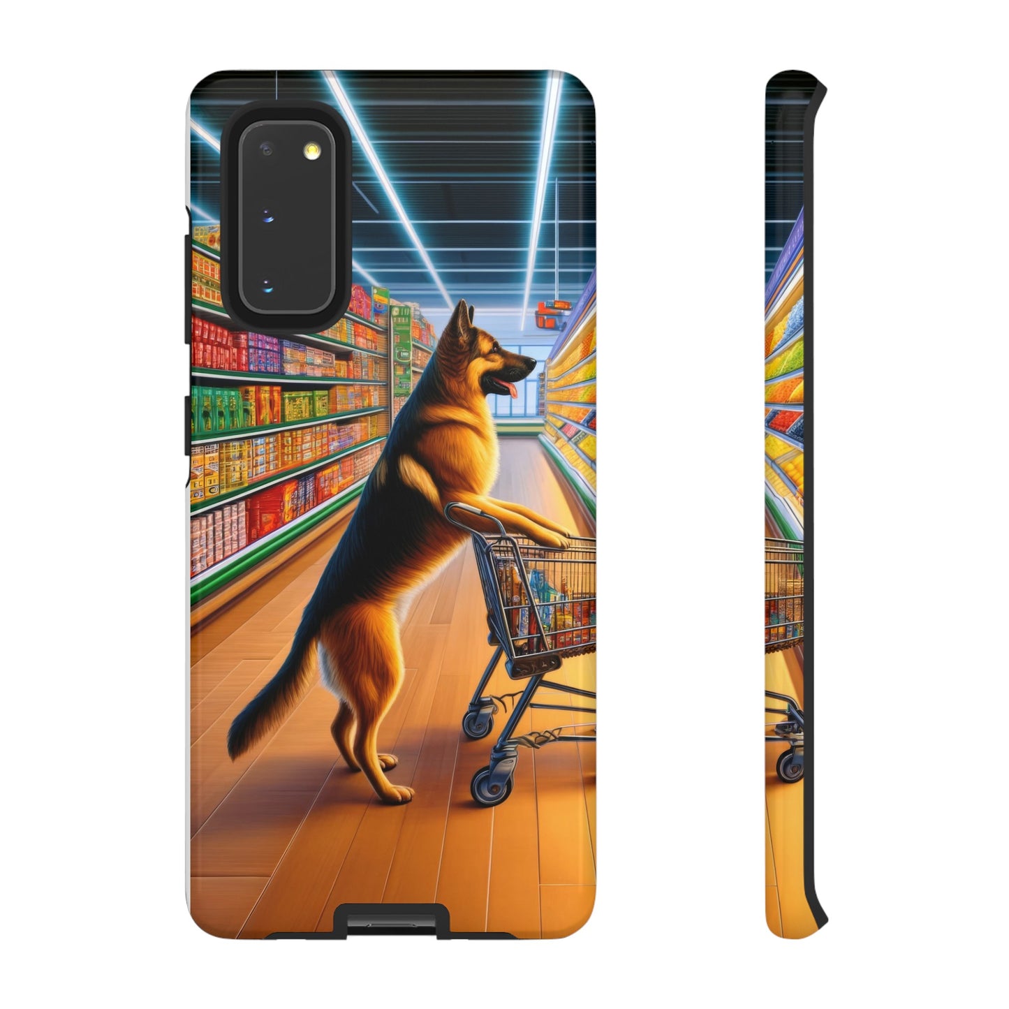 German Shepherd Shopping Phone Case