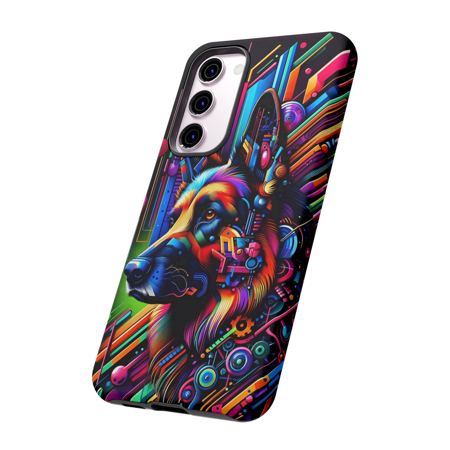 Constructivism and dadaism German Shepherd Phone Case