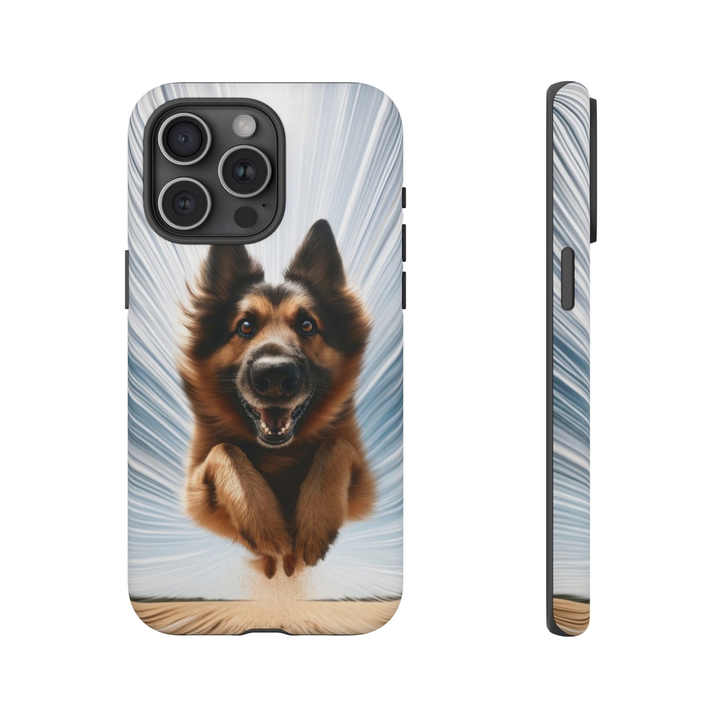 Motion blur German Shepherd Phone Case