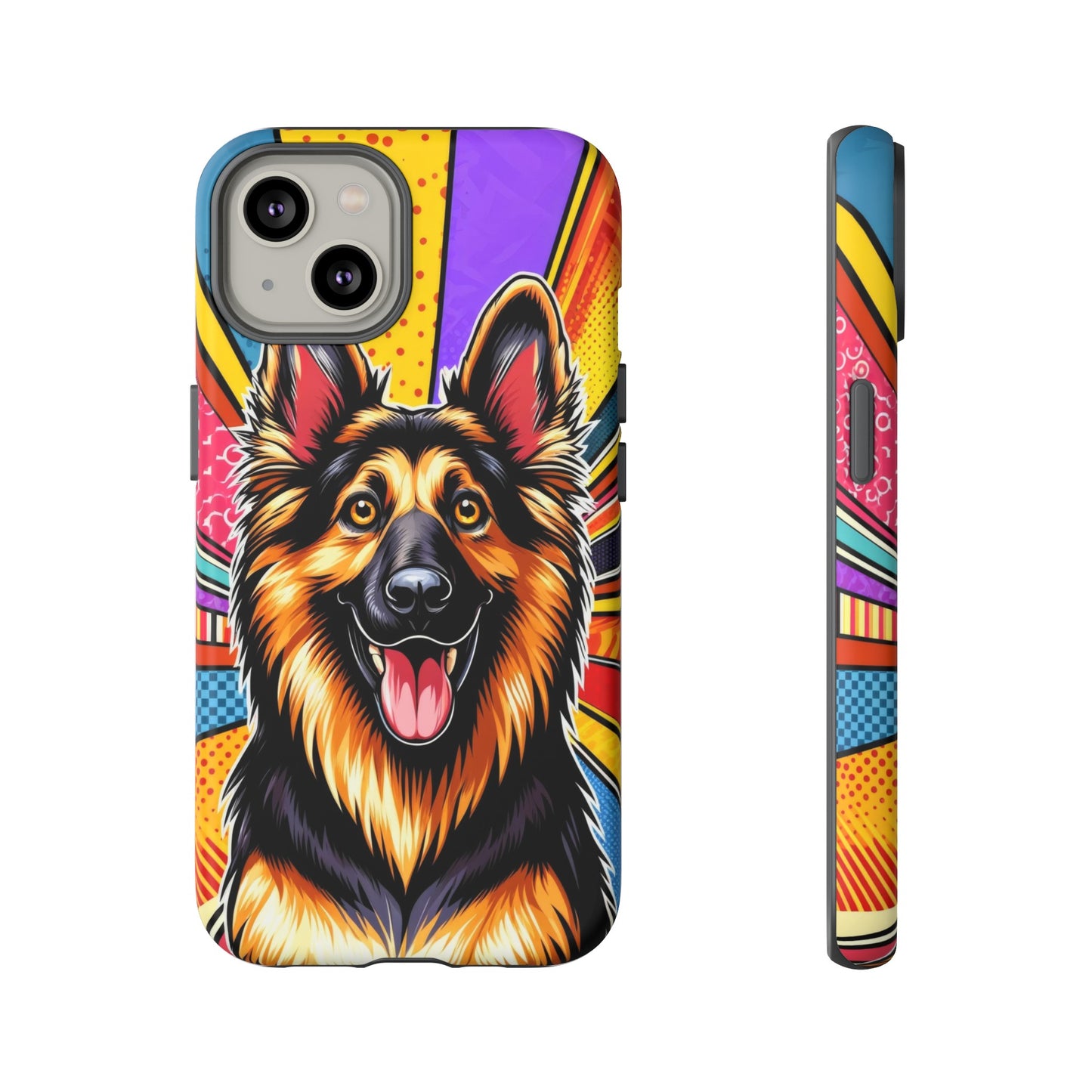 Anime style German Shepherd Phone Case