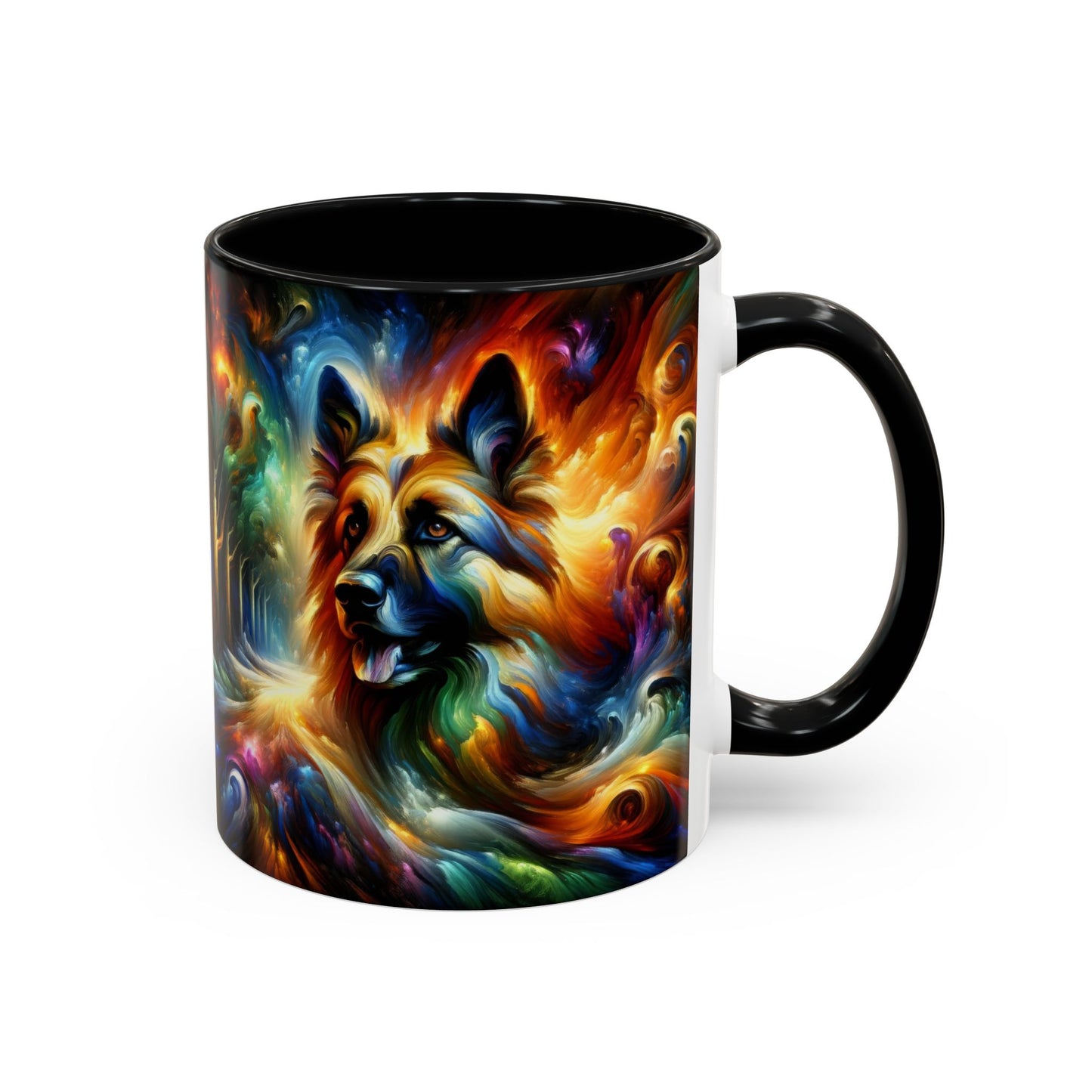 Expressionism and fantasy German Shepherd Coffee Mug